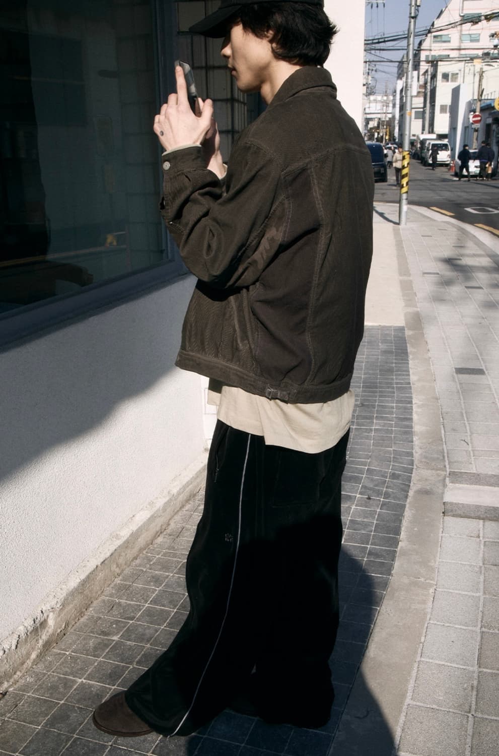 [4] 폴리테루 코듀로이 트러커 카모브라운 상품이미지2