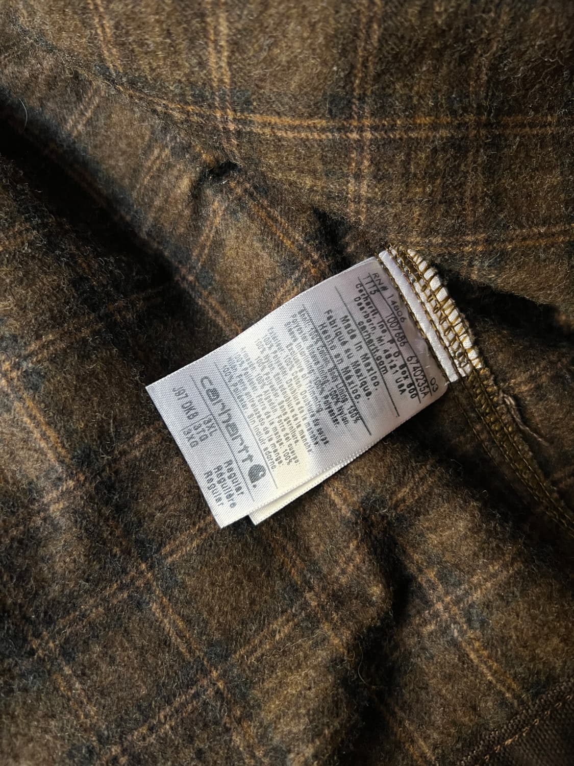 [3XL]칼하트 USA J97 디트로이트 다크브라운 워크자켓 상품이미지8