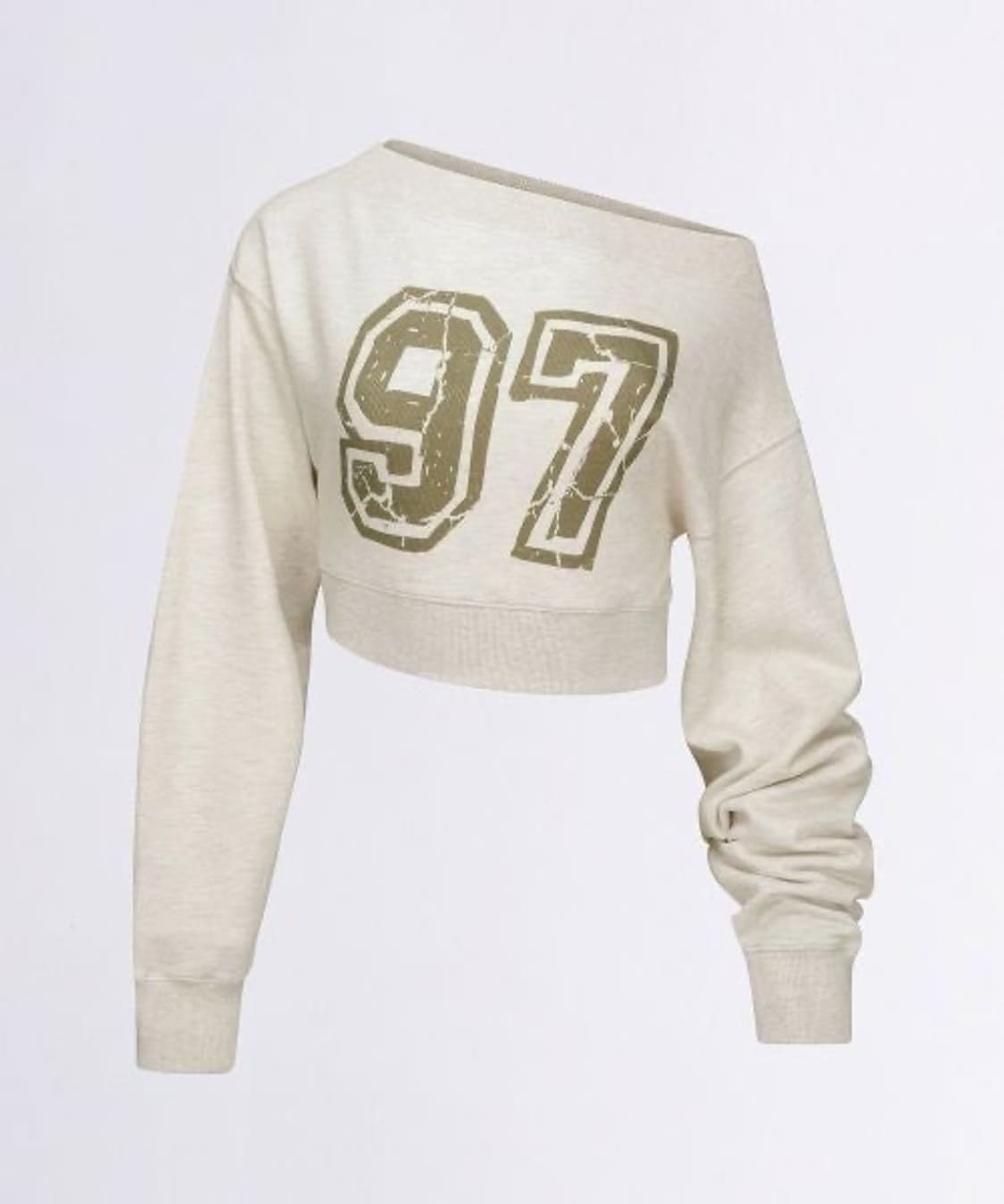 스컬프터 오프숄더 크롭 맨투맨 s 상품이미지1