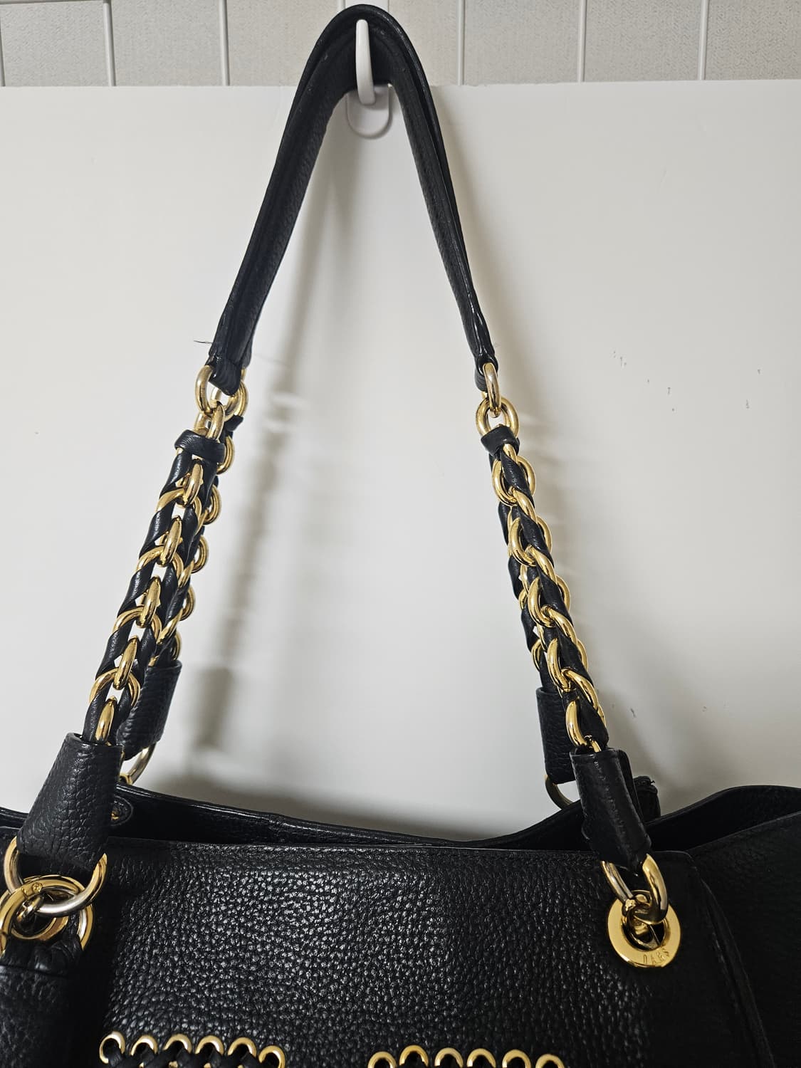 닥스 DAKS DD 위빙 레더 토트백 (블랙) 상품이미지3