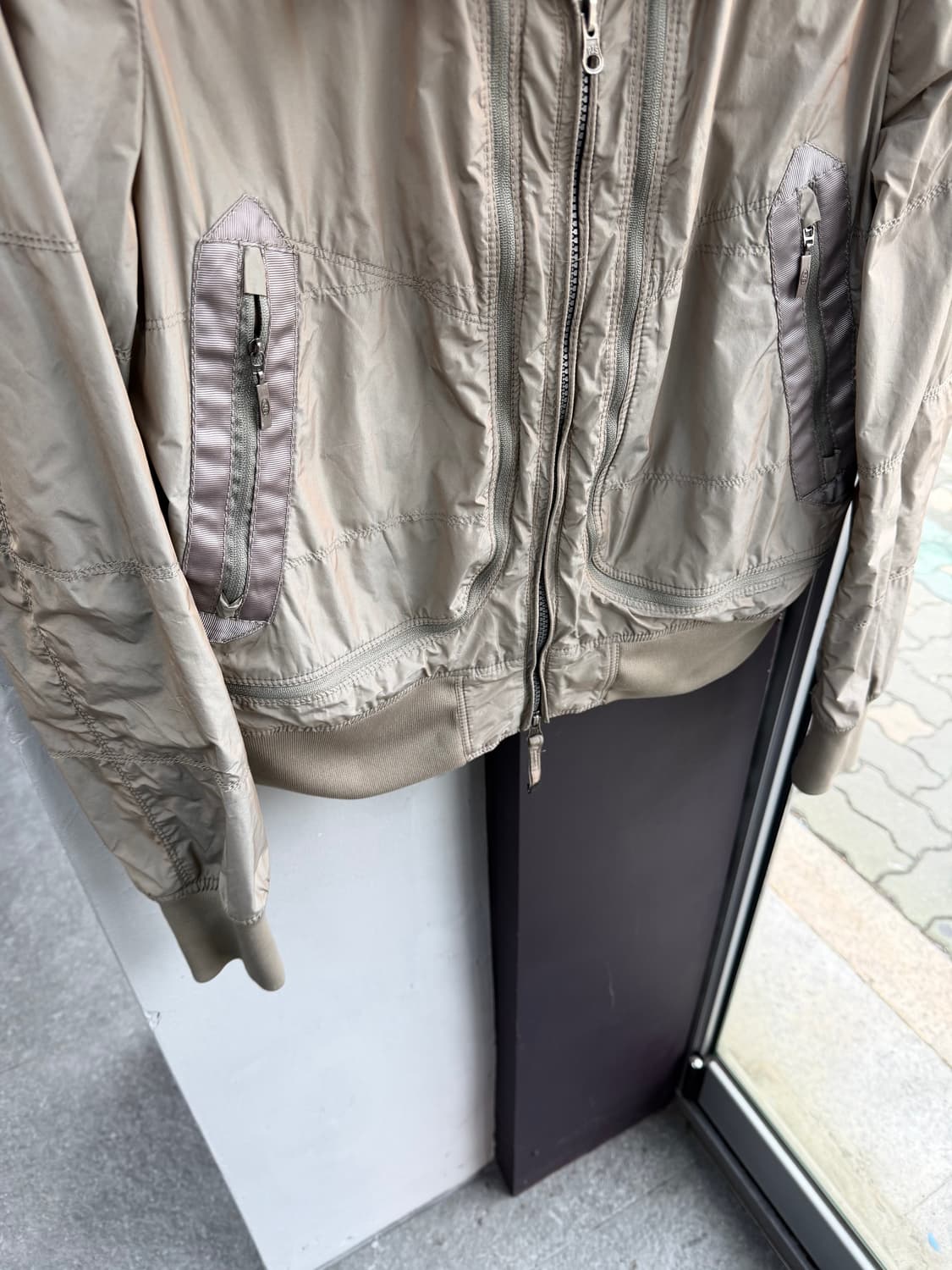 S/ 파라점퍼스 사이드패치 나일론 바람막이 자켓 상품이미지4