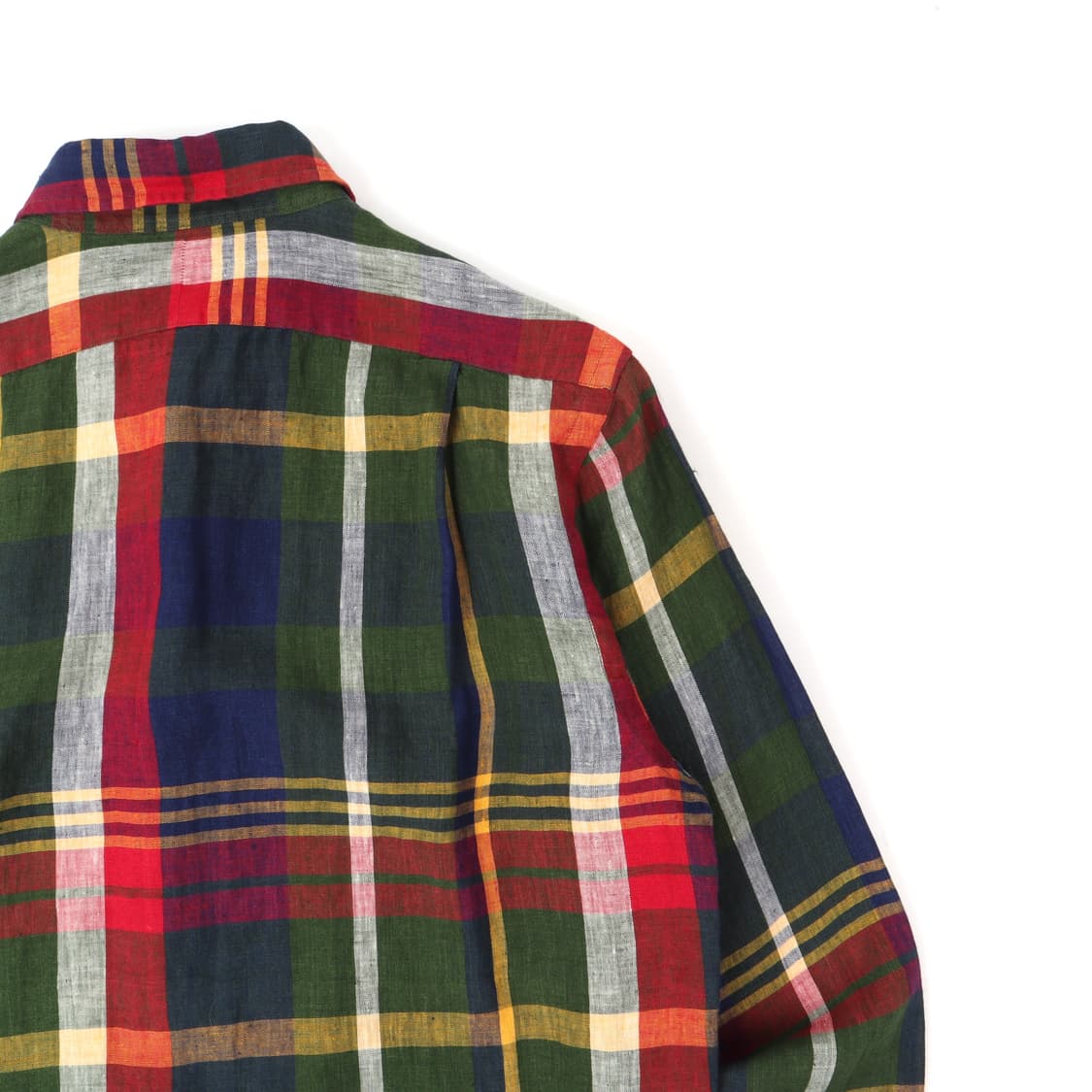 폴로 랄프로렌 린넨 마드라스 체크 커스텀핏 셔츠 상품이미지6