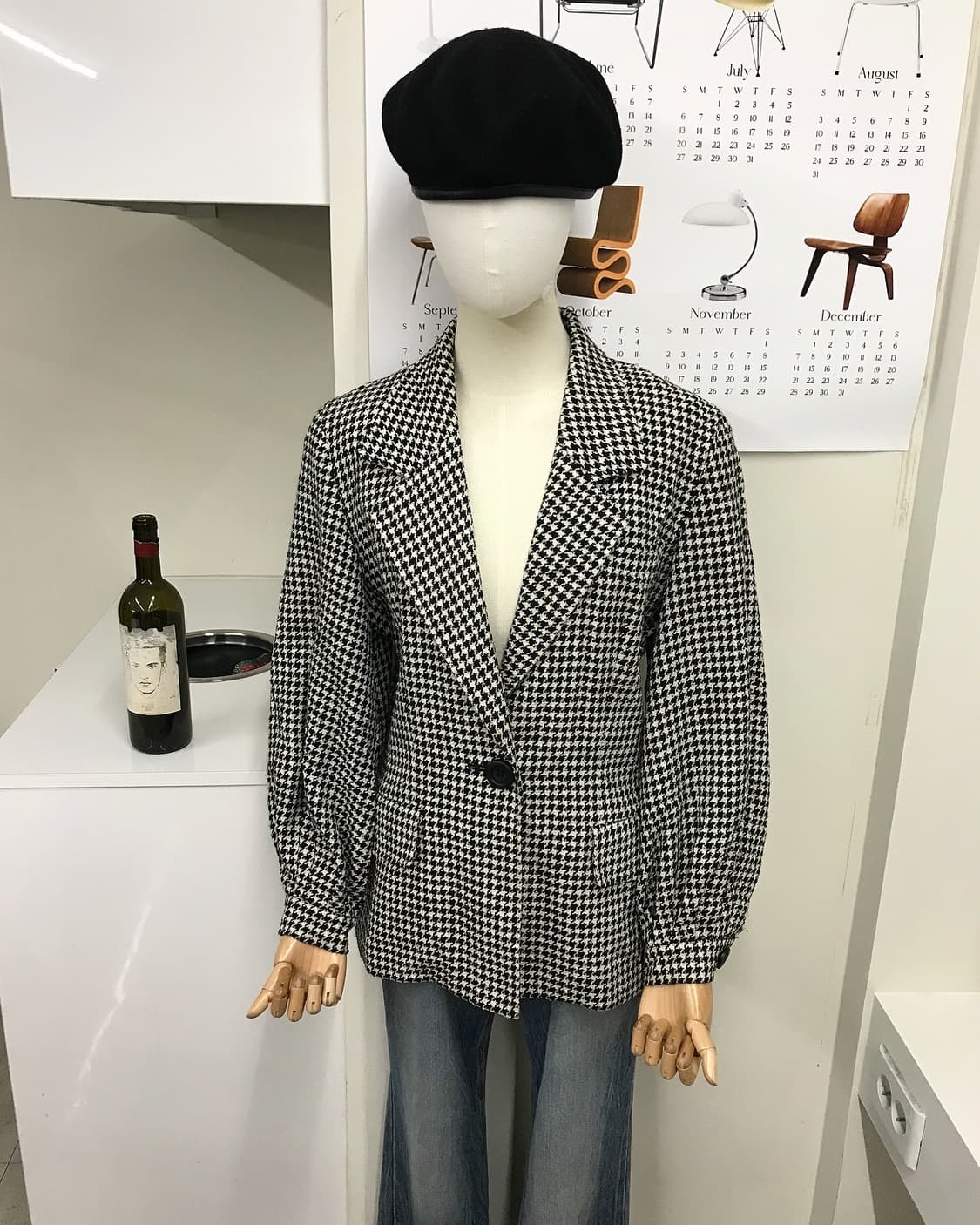 디올 하운드 체크 벌룬 블레이저 자켓 상품이미지6