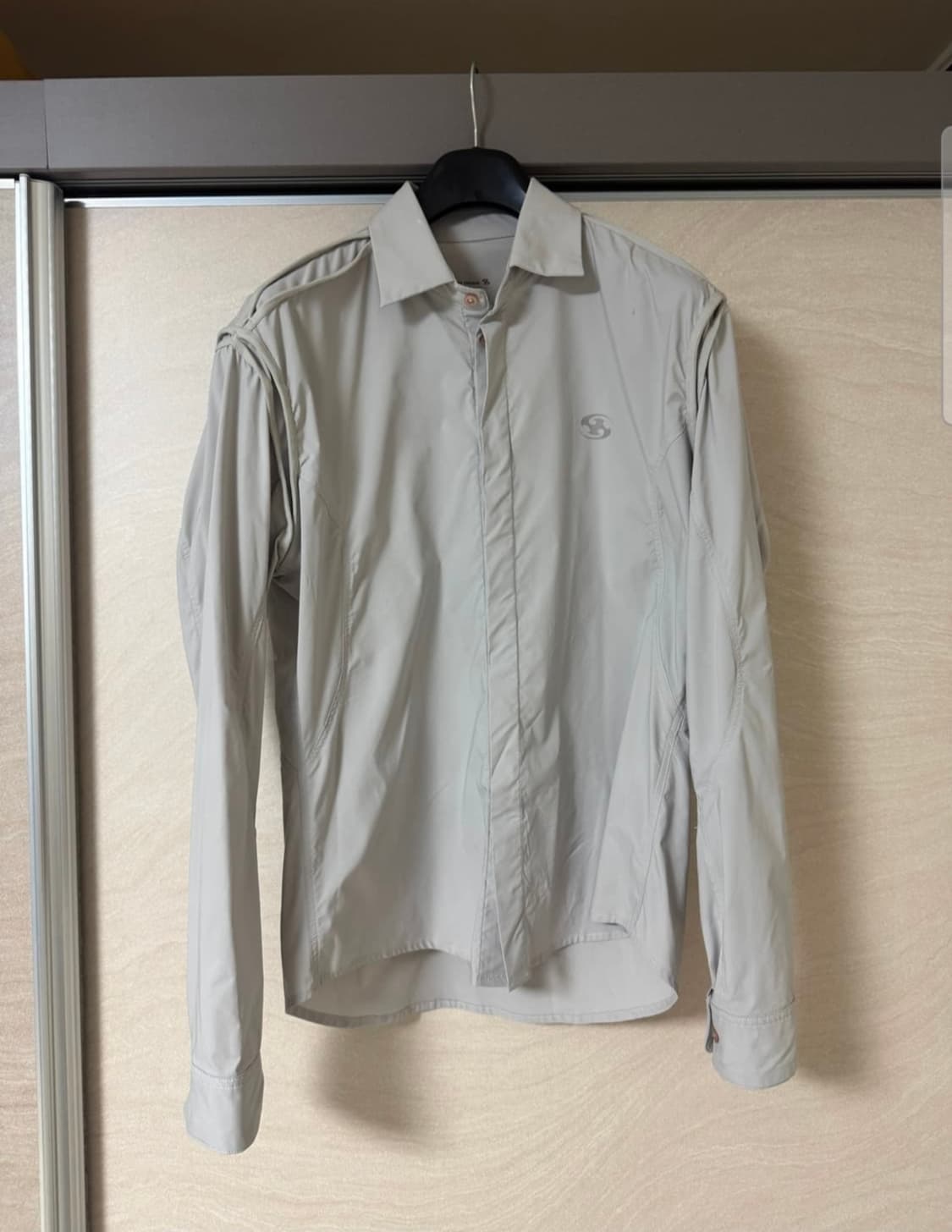 산산기어 트라이메쉬 셔츠(그레이) 23ss (M사이즈) 상품이미지2