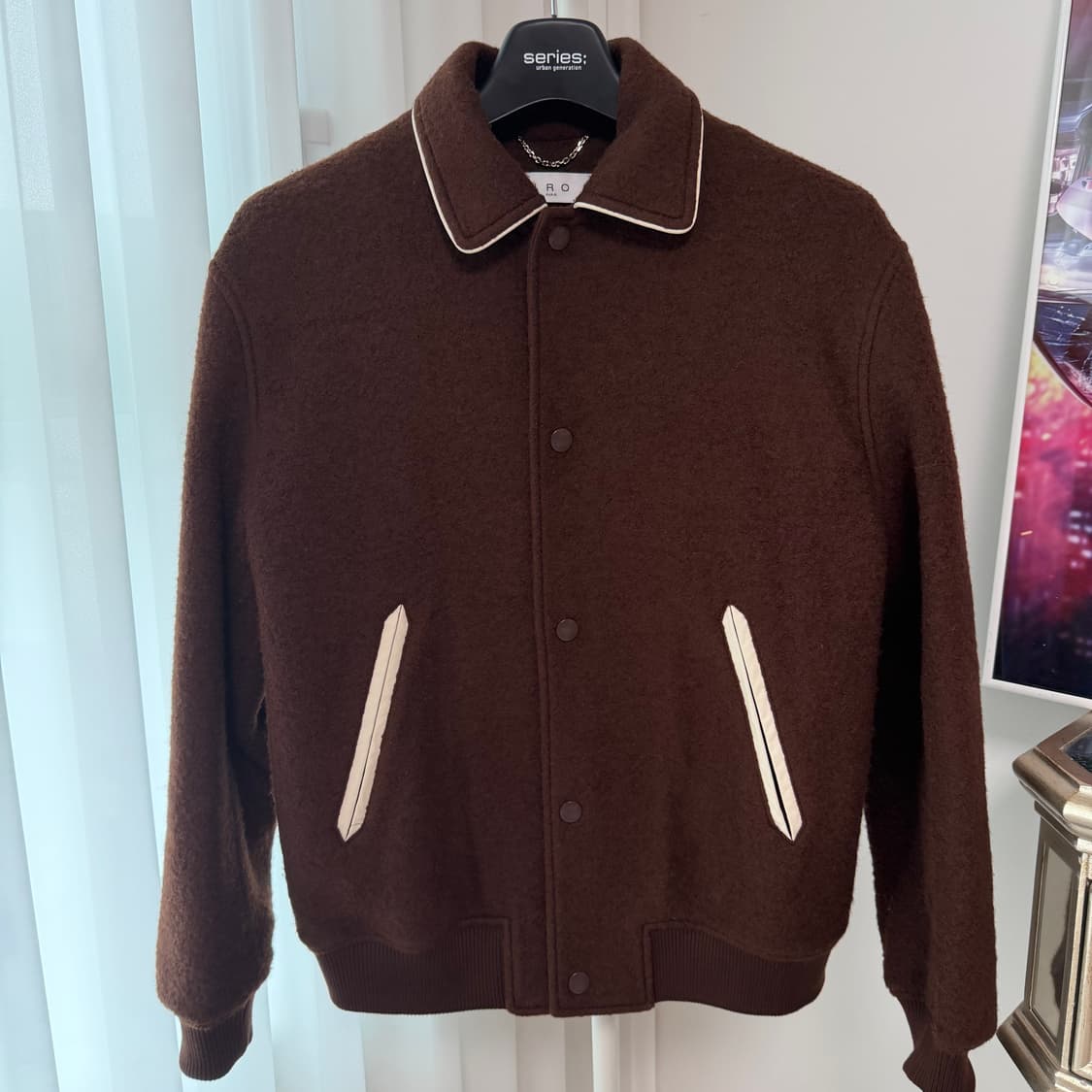 IRO 이로 울 바시티 자켓 M 상품이미지1