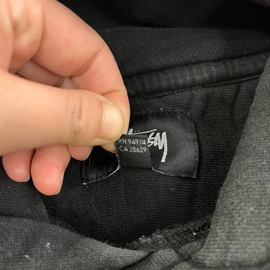 95 스투시 자수로고 후드티 상품이미지4