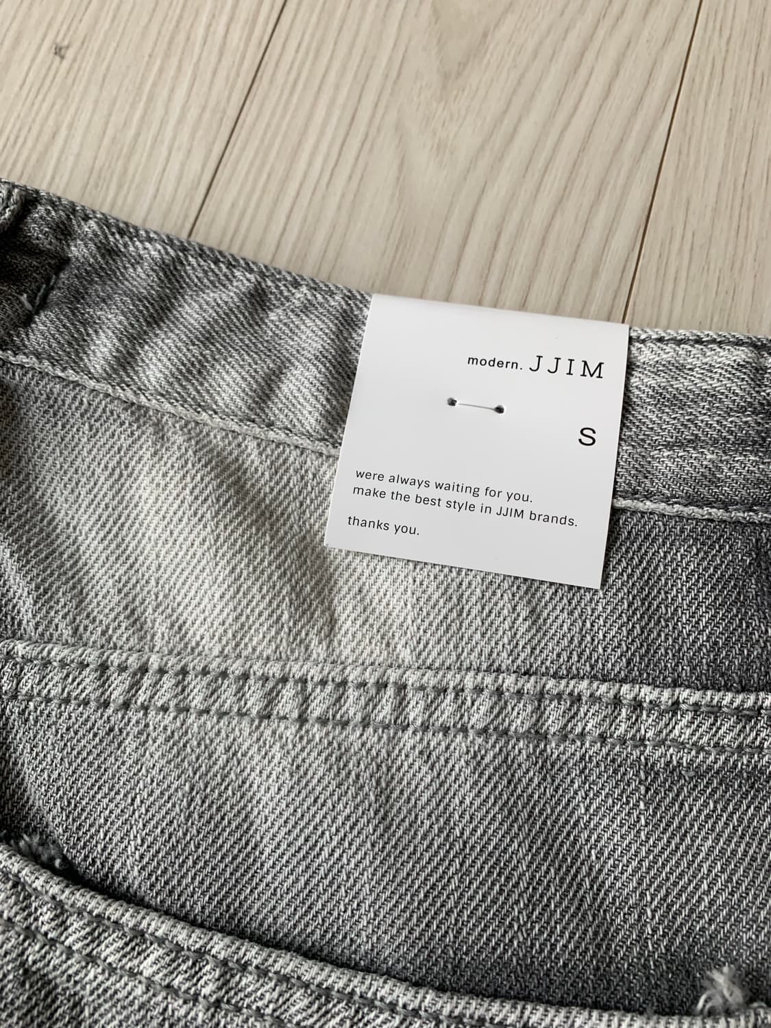 와일드 그레이 데님 팬츠 청바지  (새제품) 상품이미지3