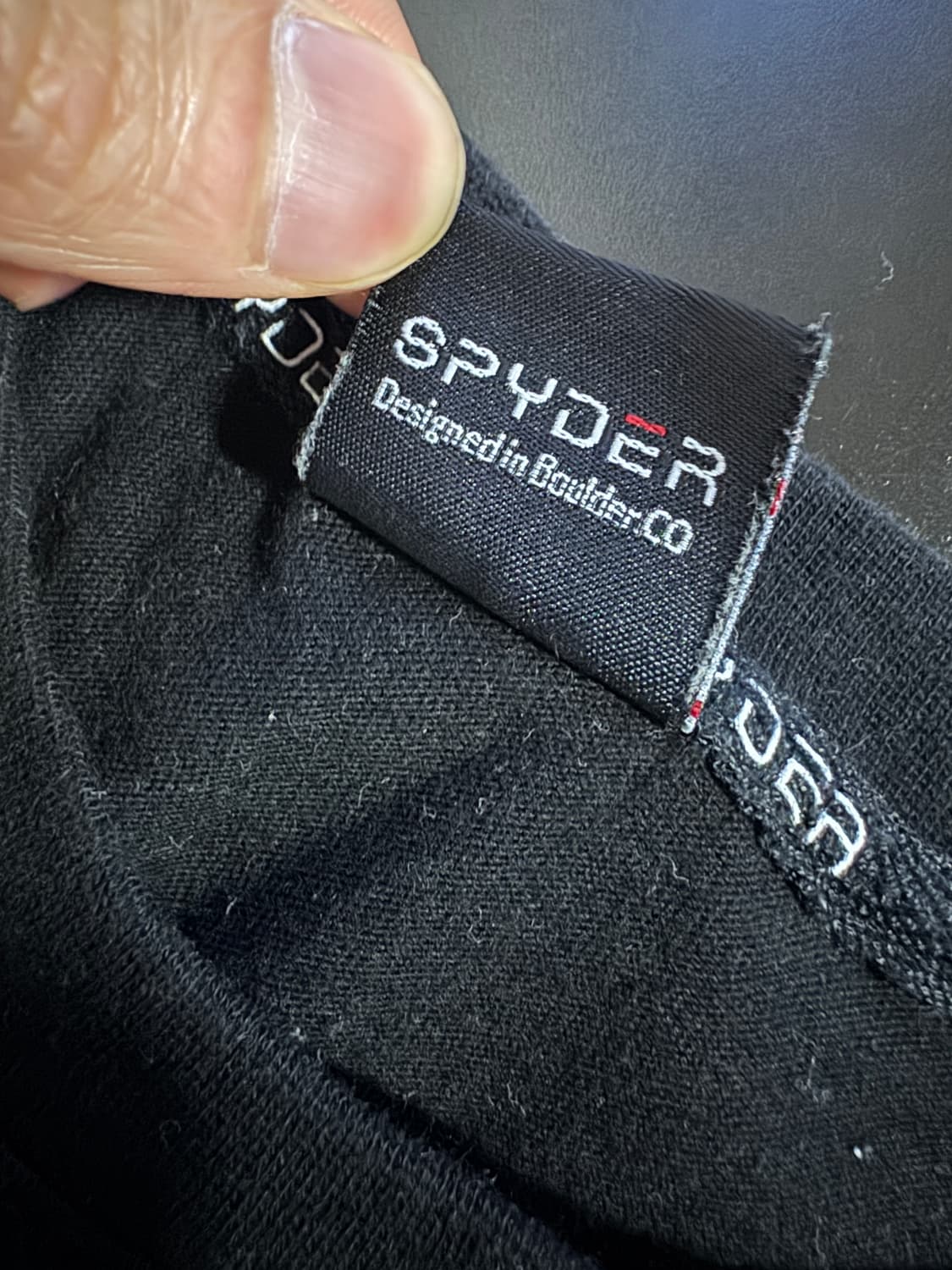 여성 스파이더 Spyder 로고 반팔 티셔츠 M 블랙 상품이미지4