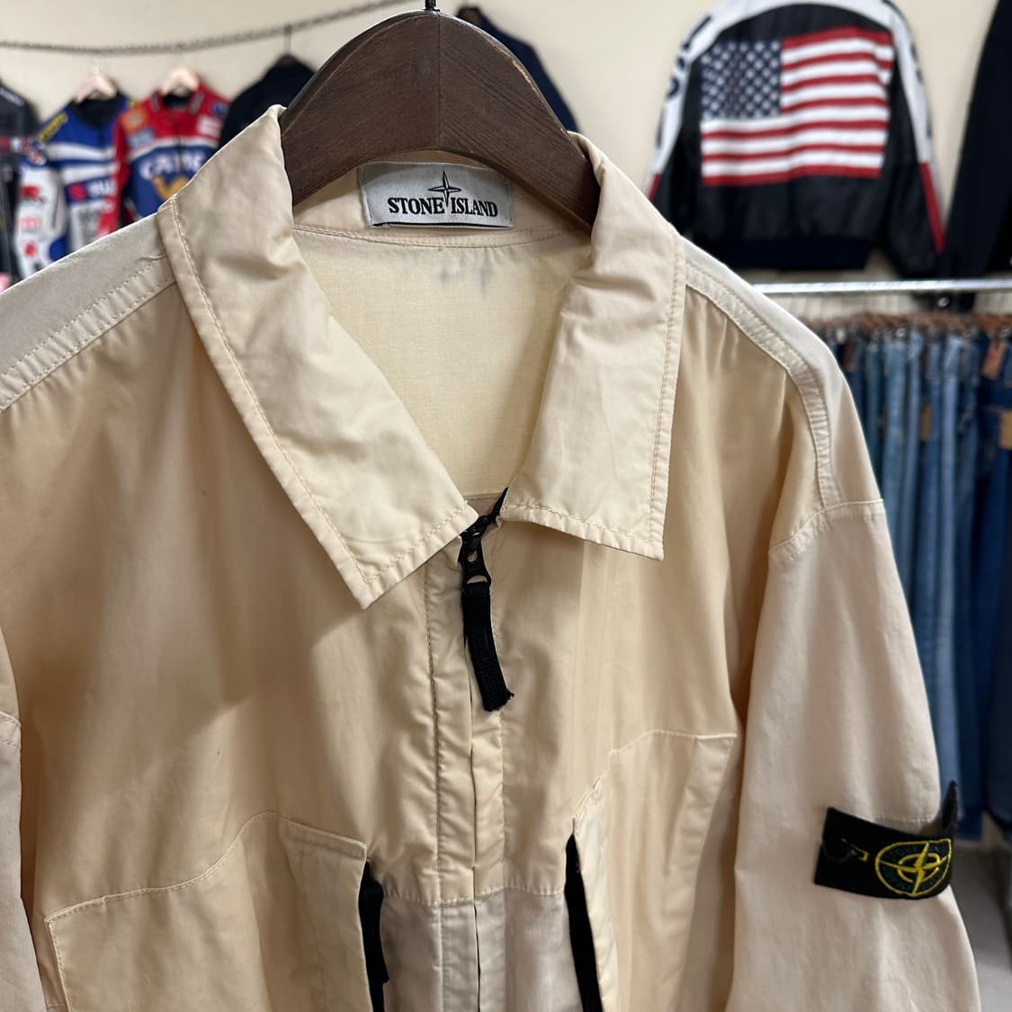 스톤아일랜드 투포켓 오버셔츠 자켓 상품이미지2