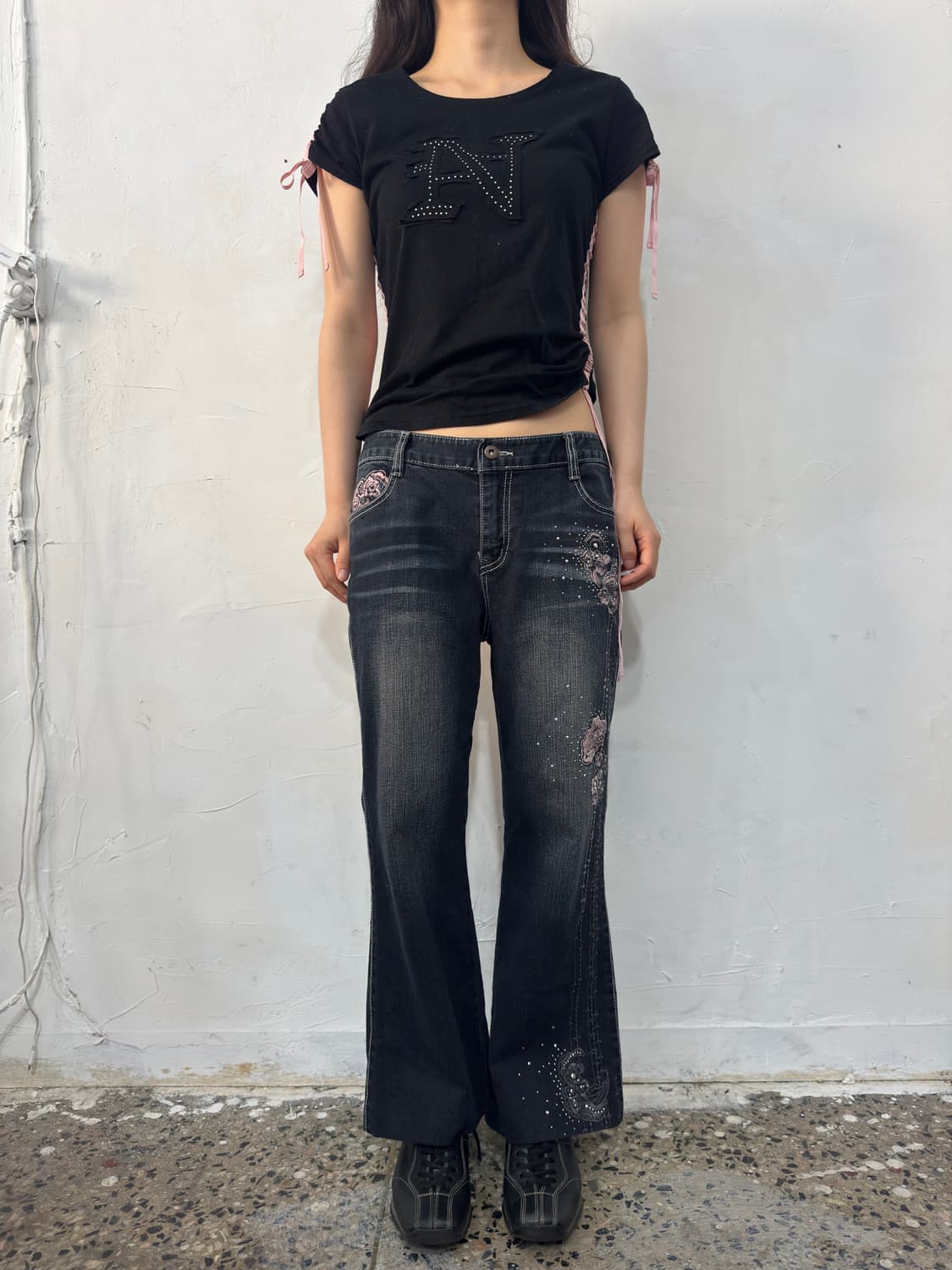 zzaim design denim pants 상품이미지2