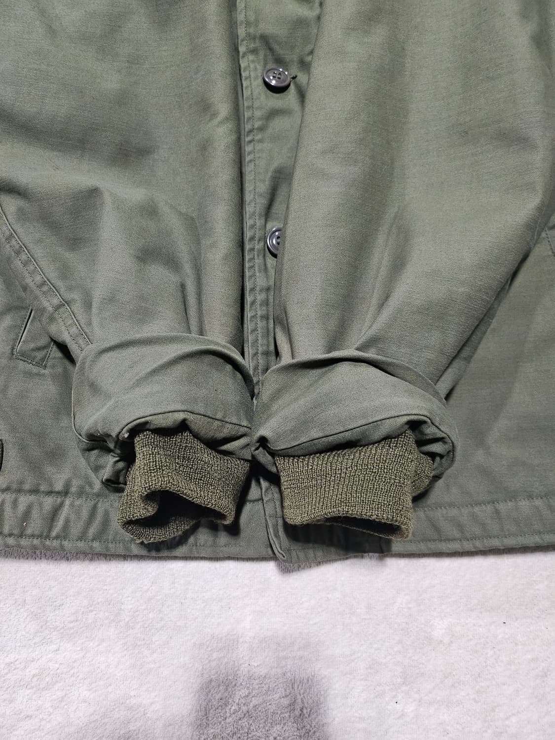 미군오리지날 A2 덱자켓 M 상품이미지5