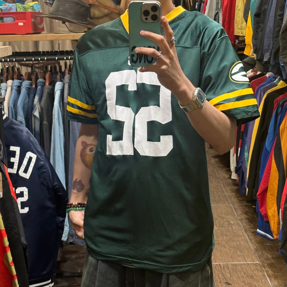 [HI] NFL 반팔져지 그린 상품이미지3