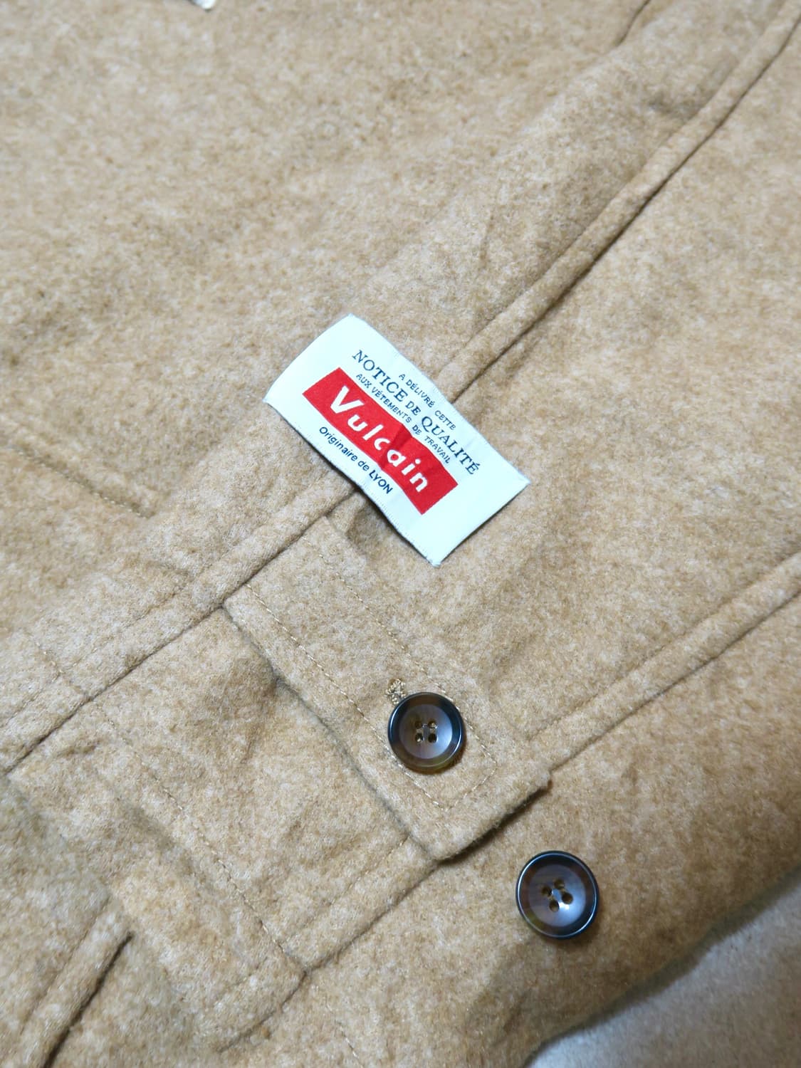 Vulcain  빈티지 떡볶이코트 더플코트  상품이미지5