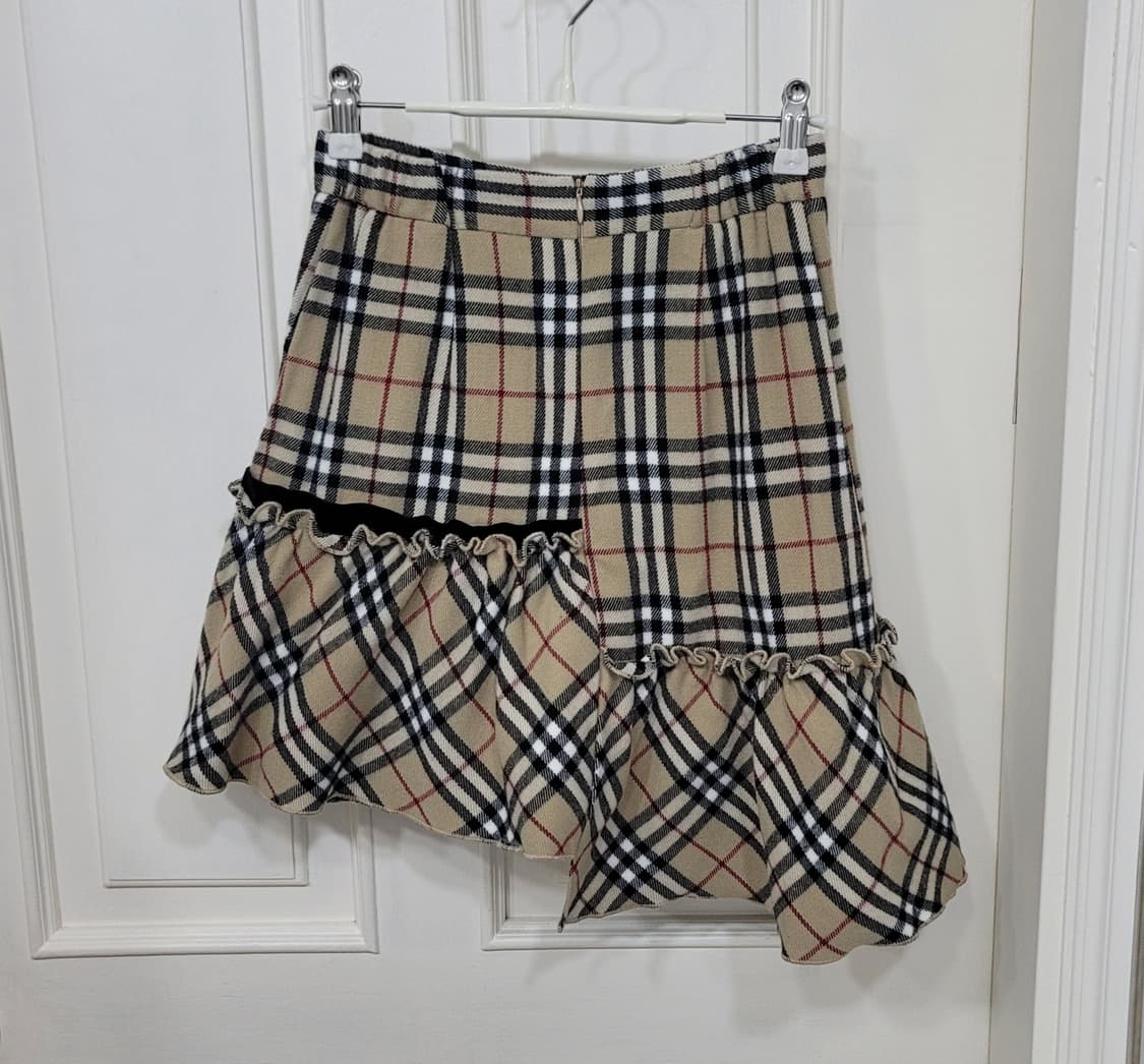 체크언발스커트 상품이미지2