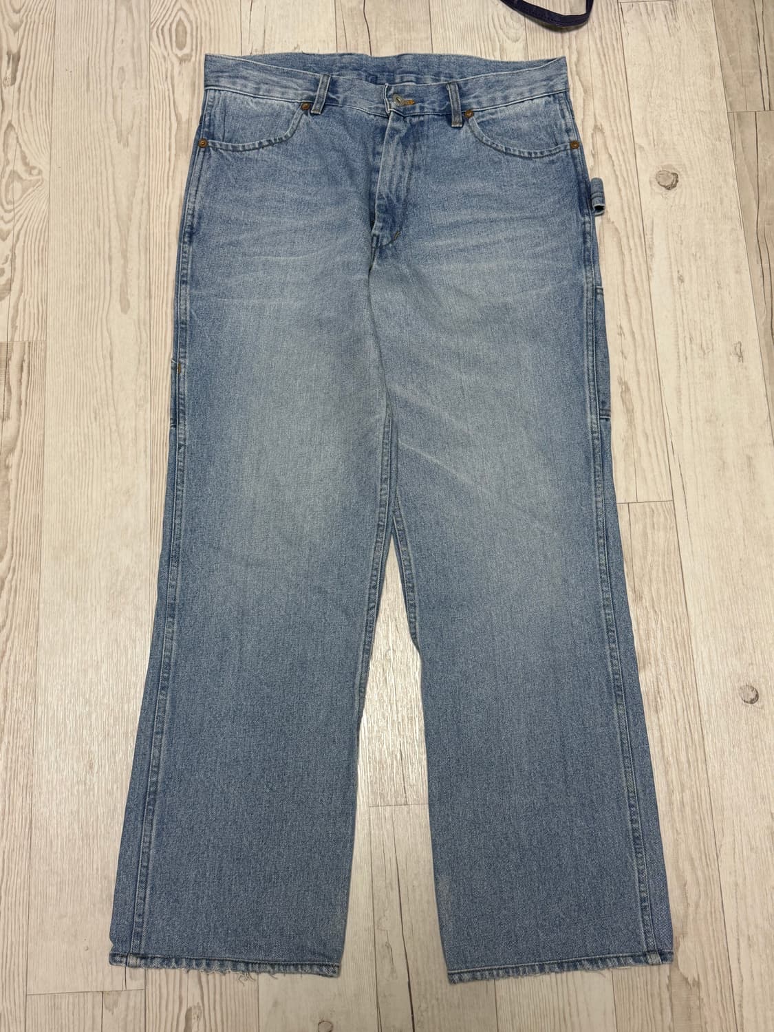 블랙아웃 데님 워크팬츠 상품이미지1