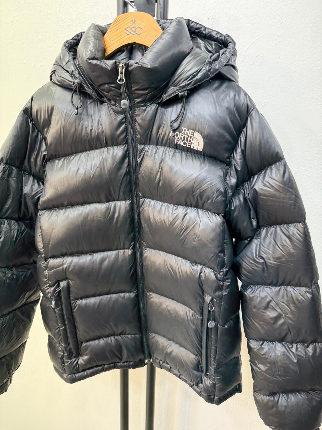 정품) 노스페이스 블랙 700 눕시 패딩 90 상품이미지3