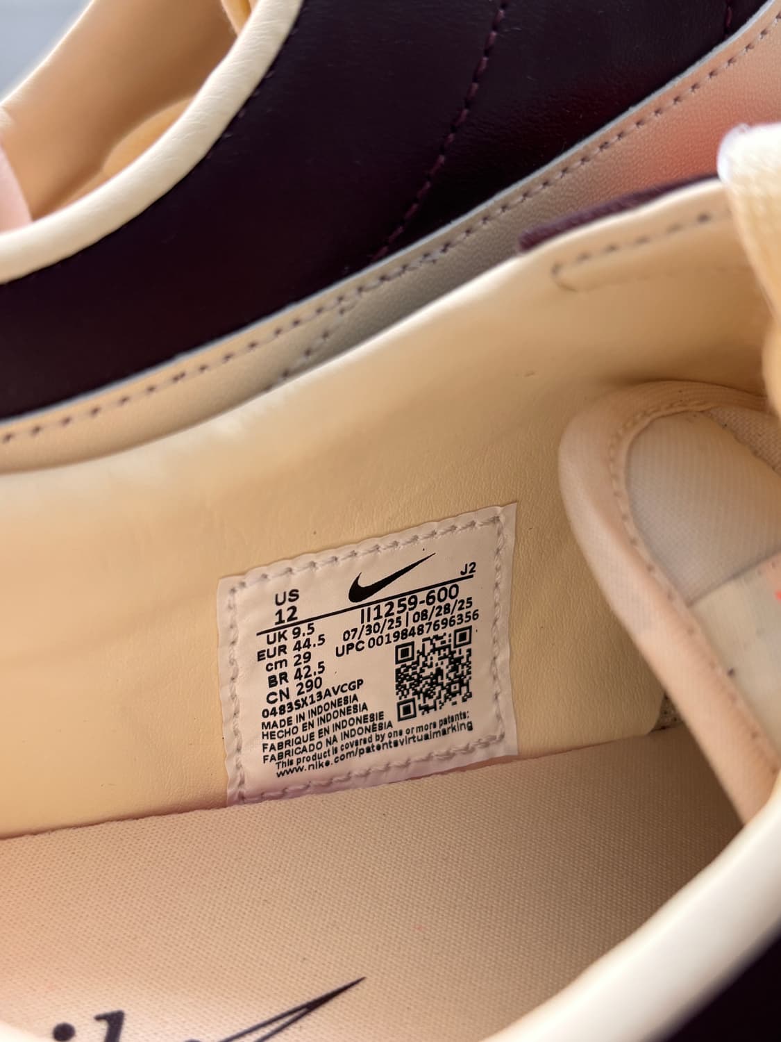 나이키 아스트로그래버 레더 브라운 상품이미지7