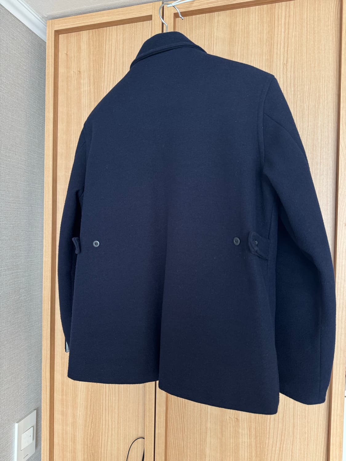 네이비 숏코트 판매합니다. (국내 브랜드) 상품이미지2