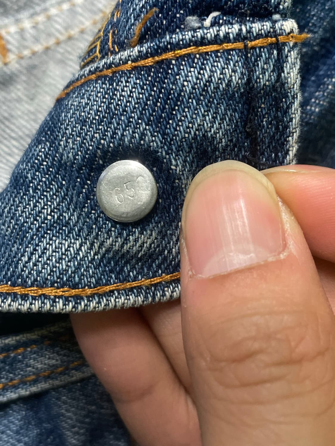 80s USA 리바이스 505 데님 팬츠(페이딩 예술) 29추천 상품이미지3