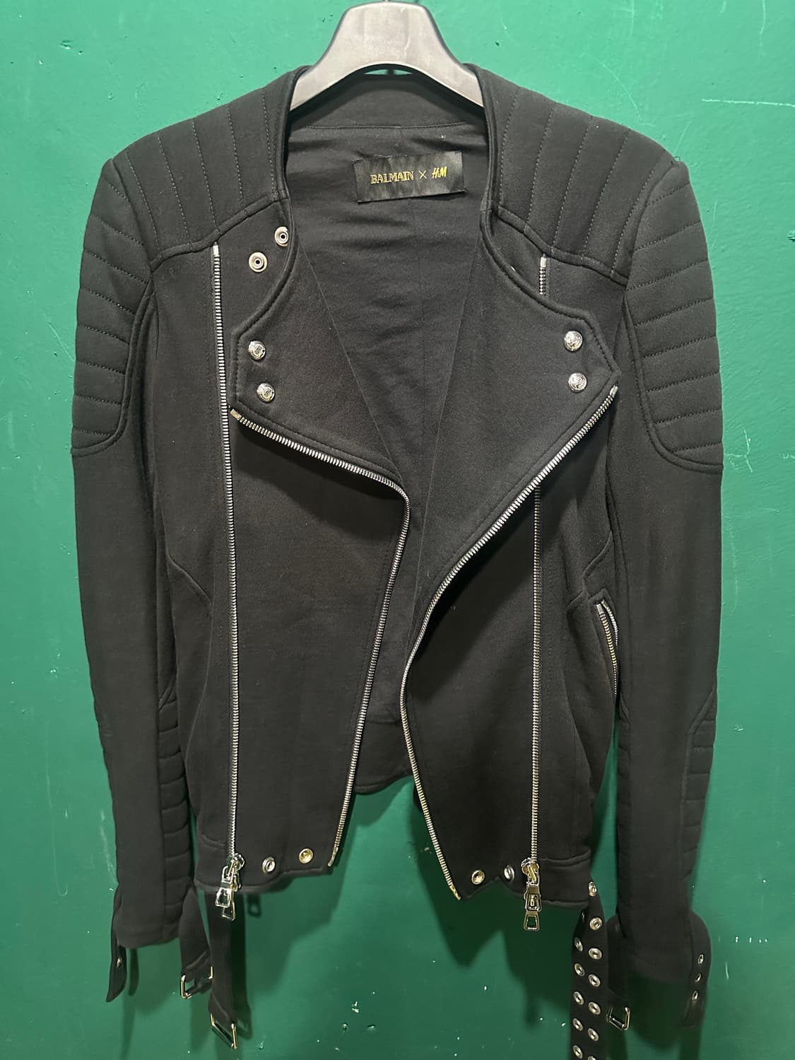 발망 X H&M 코튼 라이더자켓 상품이미지1