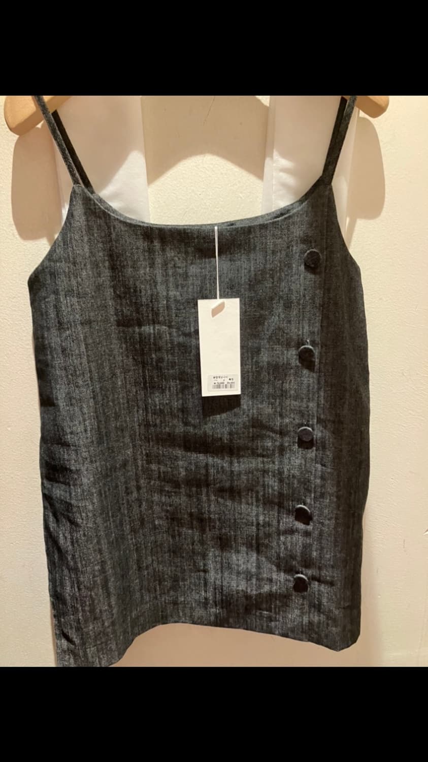 클로스튜디오 흑청데님 나시 슬리브리스 상품이미지2