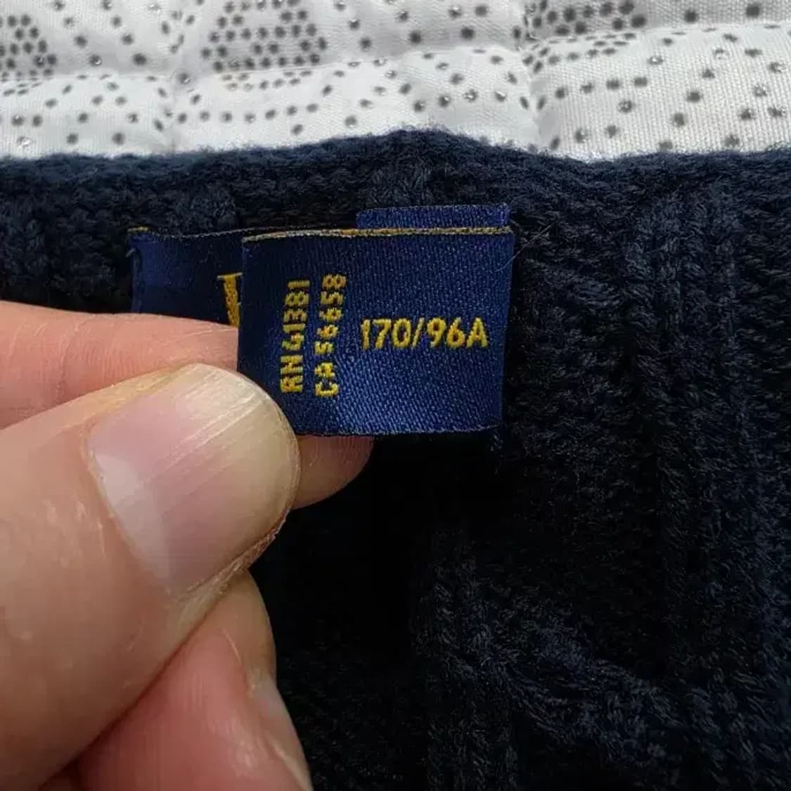 폴로 랄프로렌 꽈배기 V넥 니트 95 상품이미지4