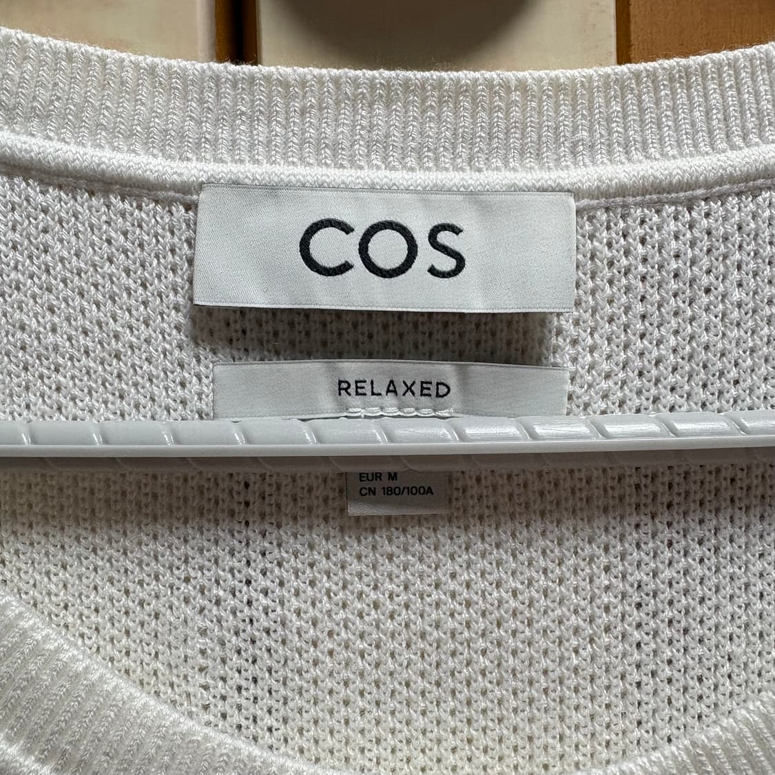 코스 니트 베스트 화이트 M 상품이미지5