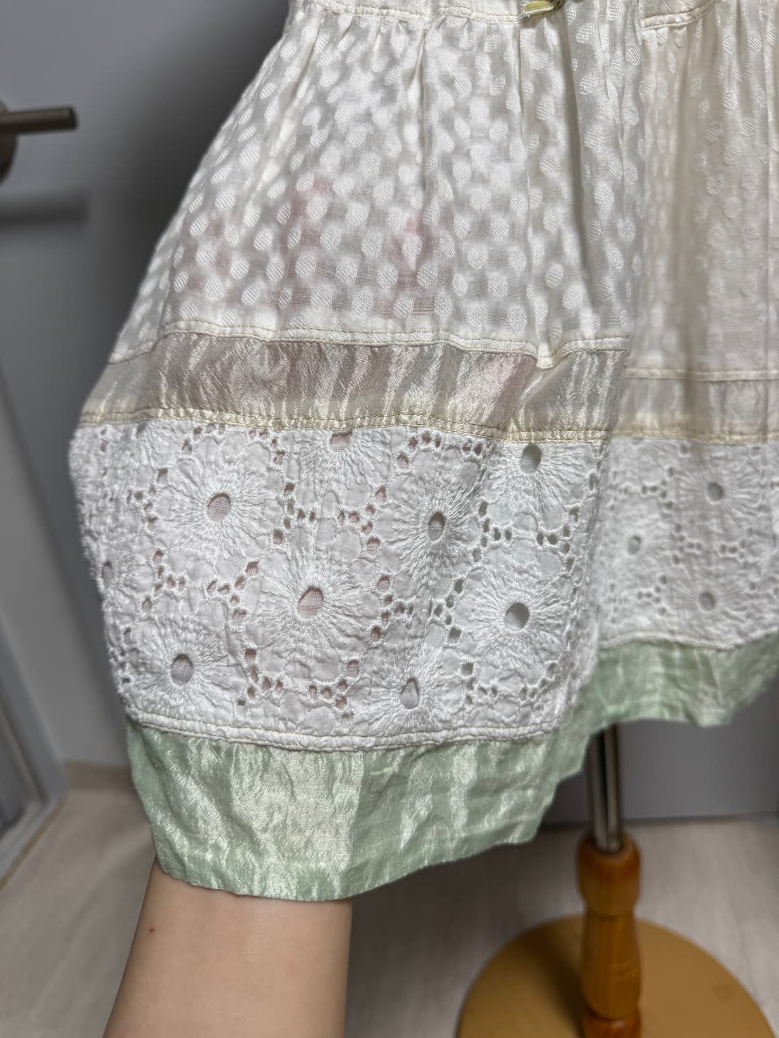 유럽풍 빈티지 페어리 리얼실크 블라우스 상품이미지3
