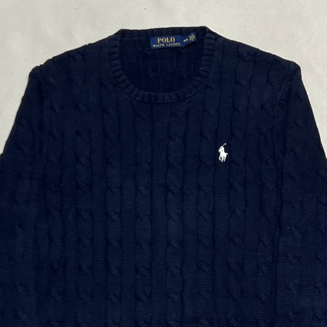 M 폴로랄프로렌 네이비 케이블 니트 상품이미지1