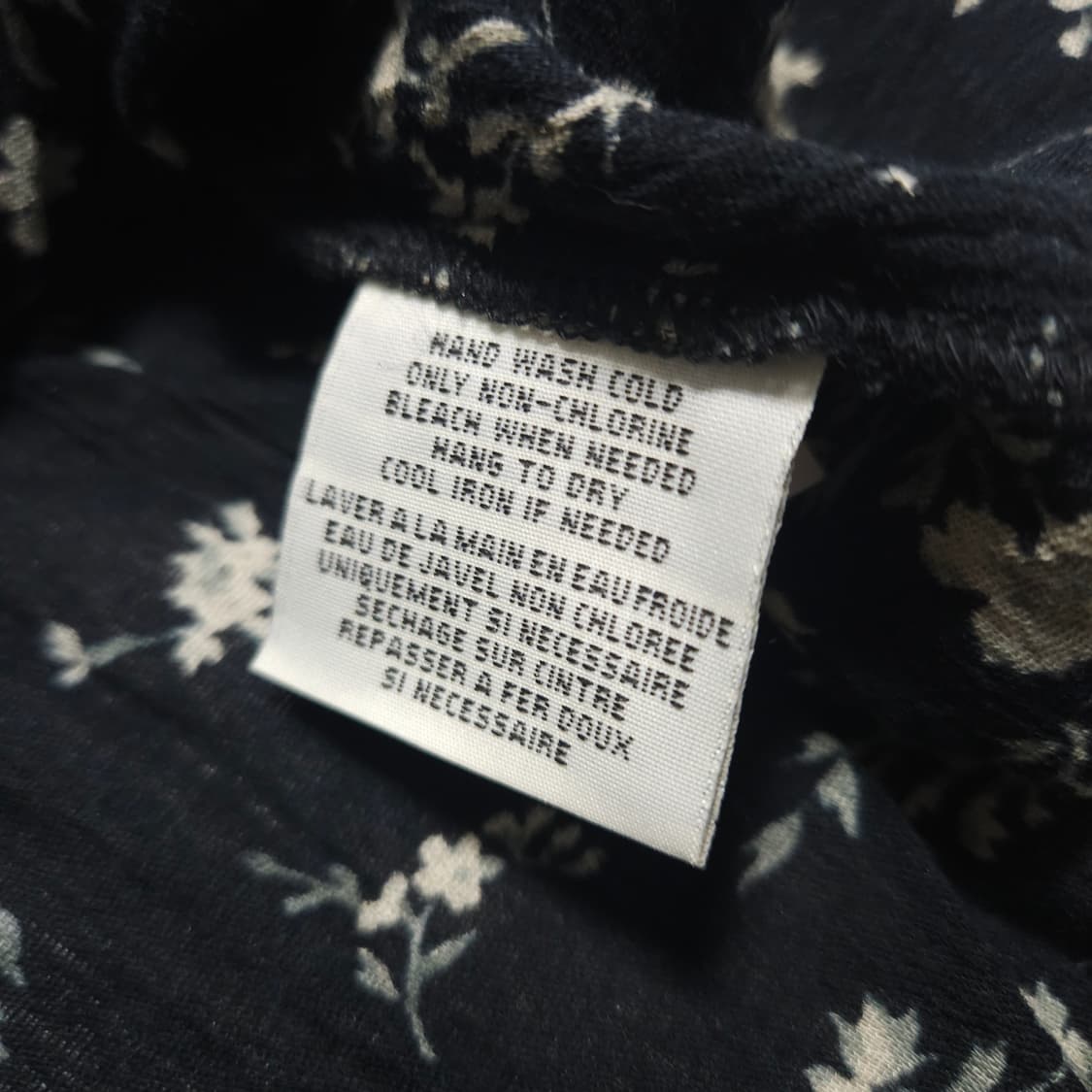 S ) 데님앤서플라이 랄프로렌 플라워 오버핏 블라우스 상품이미지4