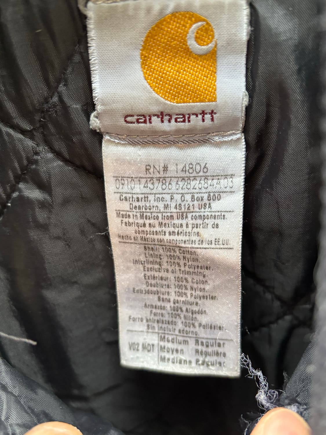 칼하트 v02 하드페이드 베스트 상품이미지8