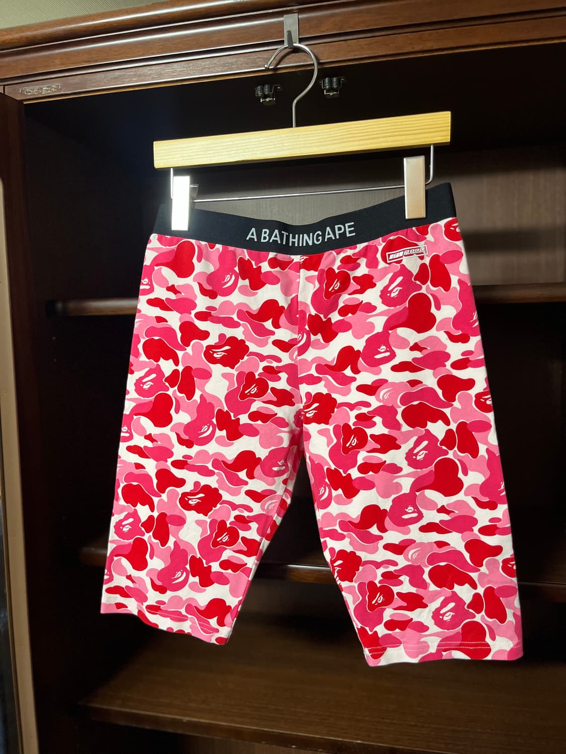 Bape ABC camo biker shorts    상품이미지2