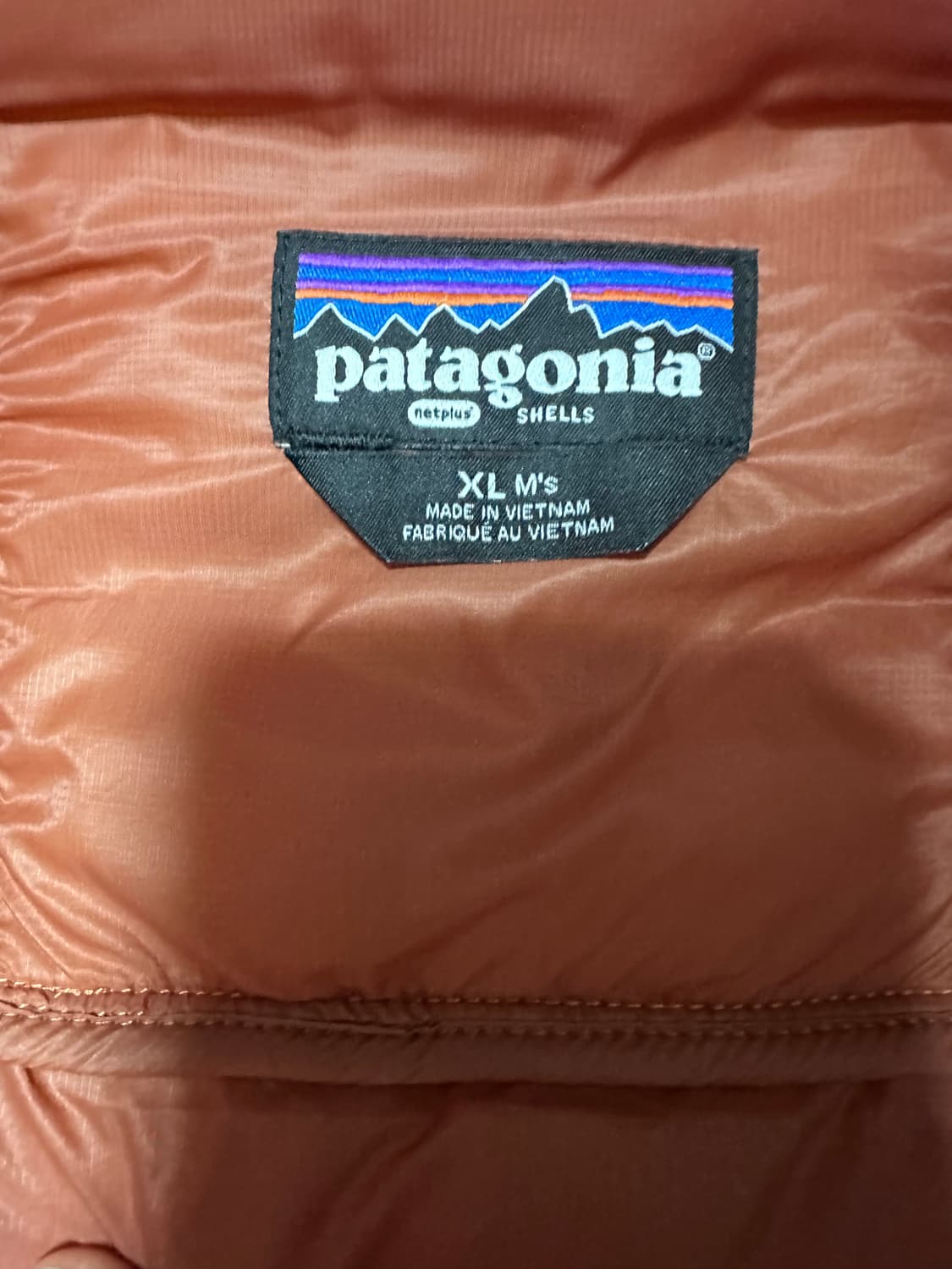 파타고니아 경량 다운 패딩 자켓 오렌지 XL 상품이미지3