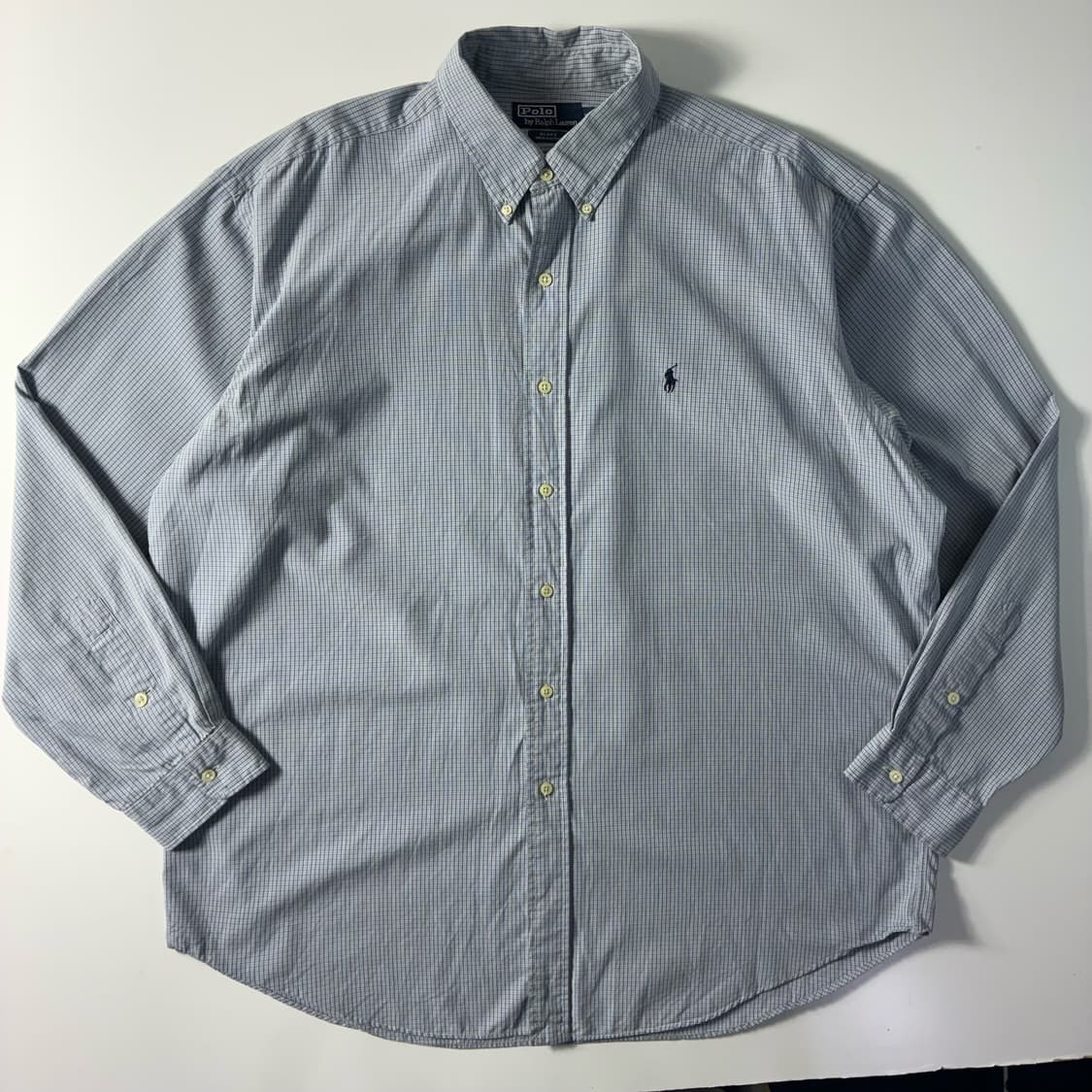 Polo  폴로 랄프로렌 자수 블레이크 코튼 체크셔츠  상품이미지1