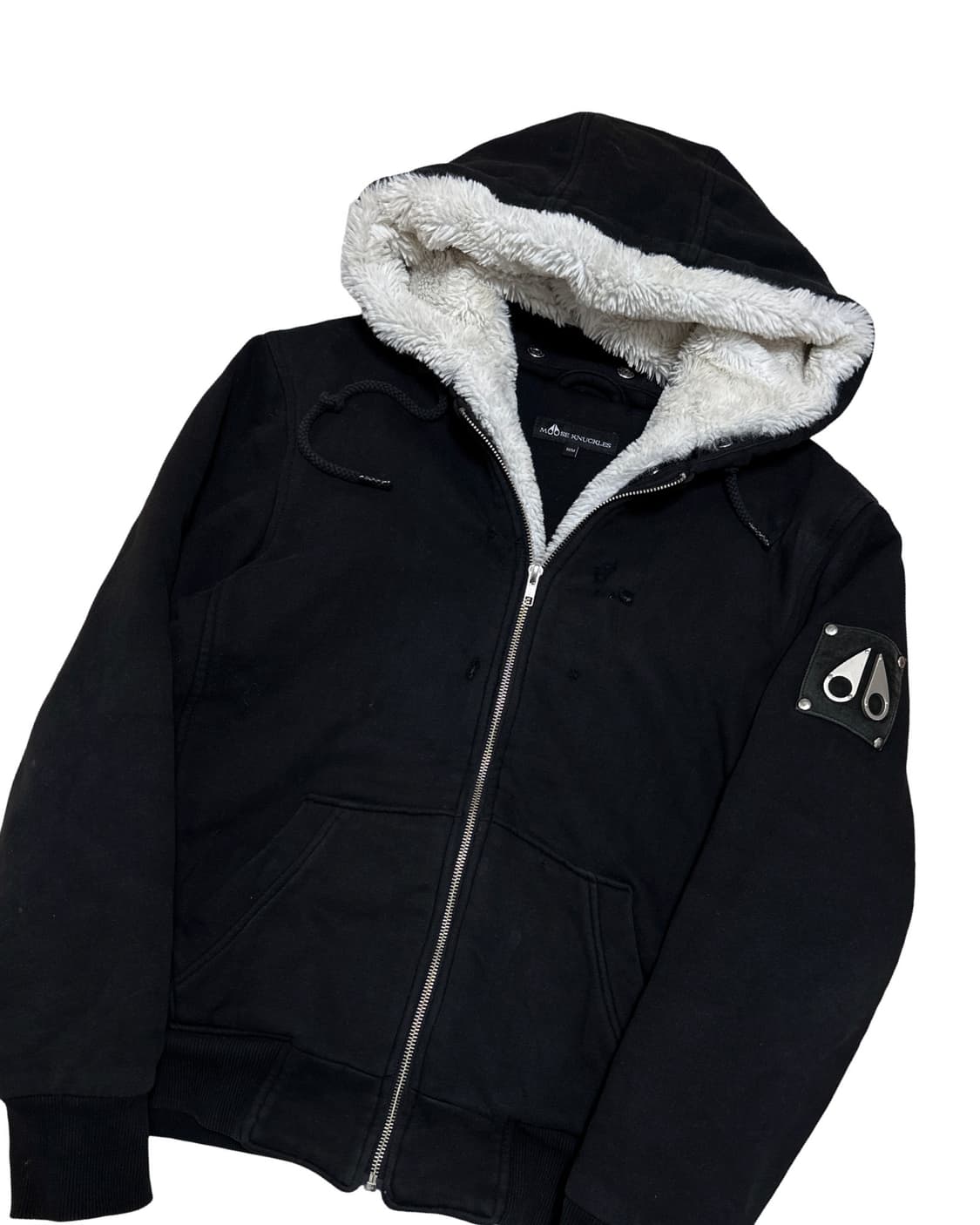 무스너클 버니스웨터 블랙 후드집업 상품이미지3