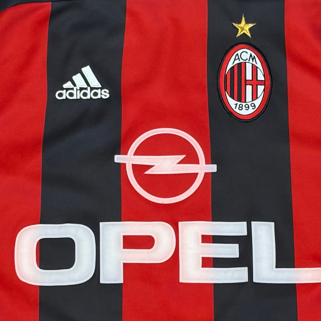 00년 Made in italy 아디다스 ac밀란 세브첸코 축구유니폼 상품이미지5