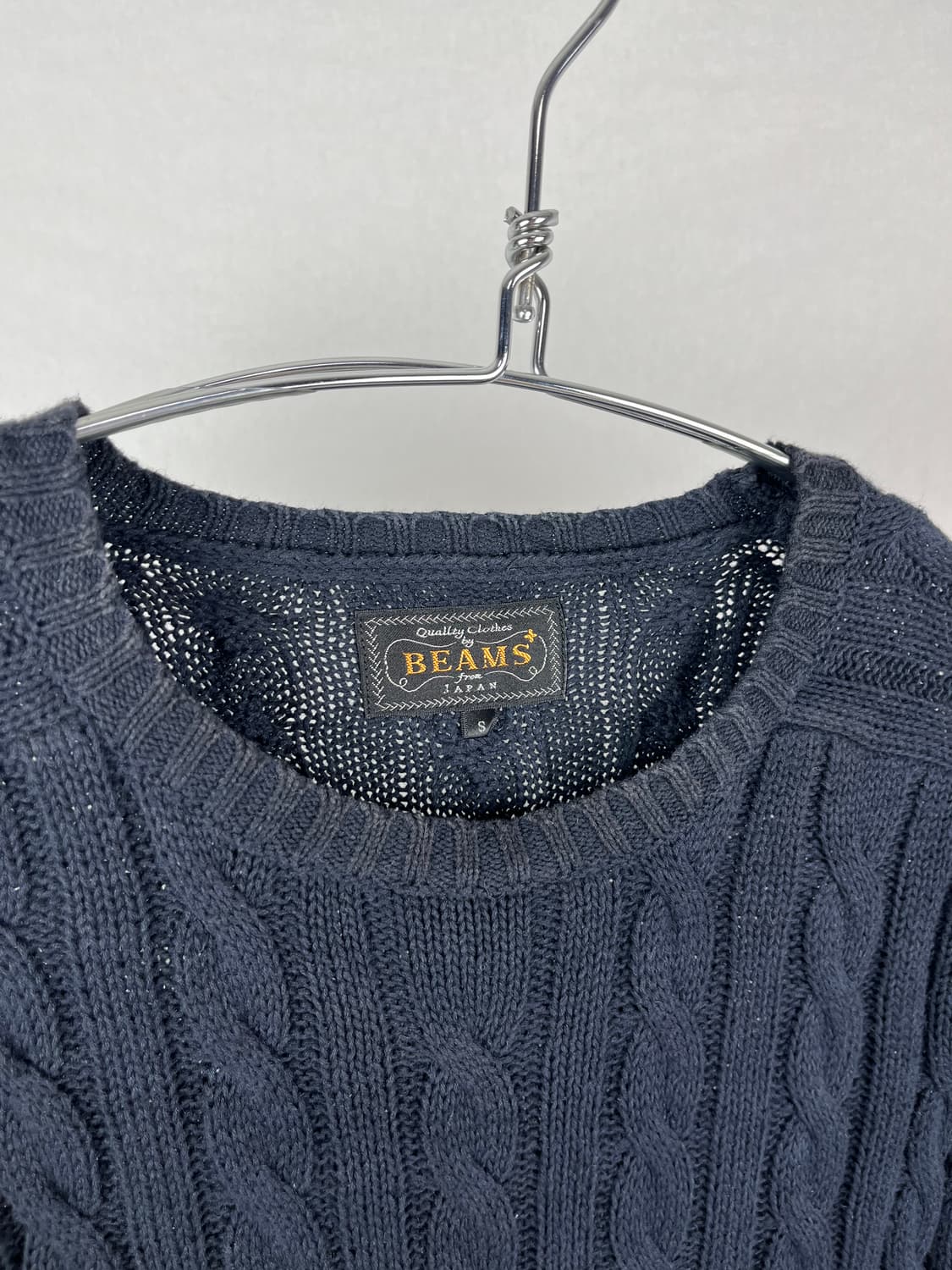 BEAMS PlUS 코튼 혼방 꽈베기 니트  상품이미지3