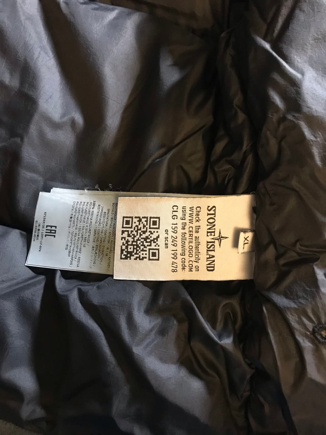 STONE ISLAND RESIN POPLIN DOWN-TC 상품이미지8