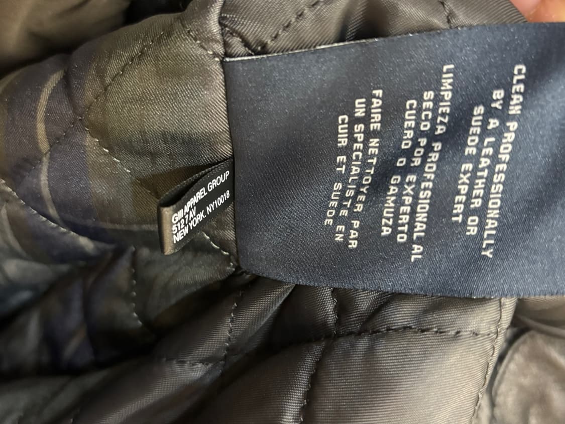 타미 힐피거 미니멀 레더 자켓 상품이미지9