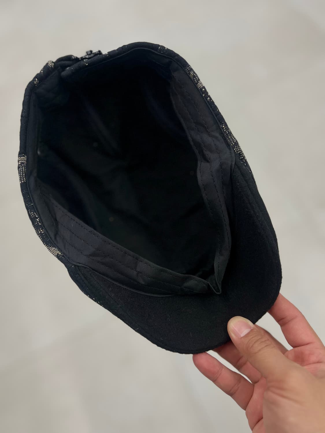 블랙 헌팅캡  상품이미지5