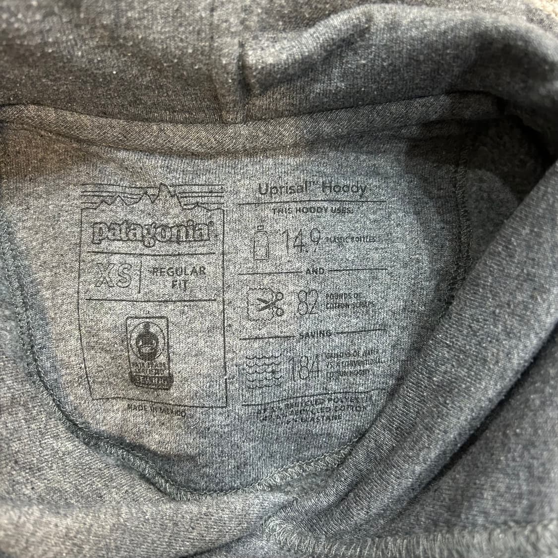 파타고니아 Upcycle 후드티 XS 상품이미지3