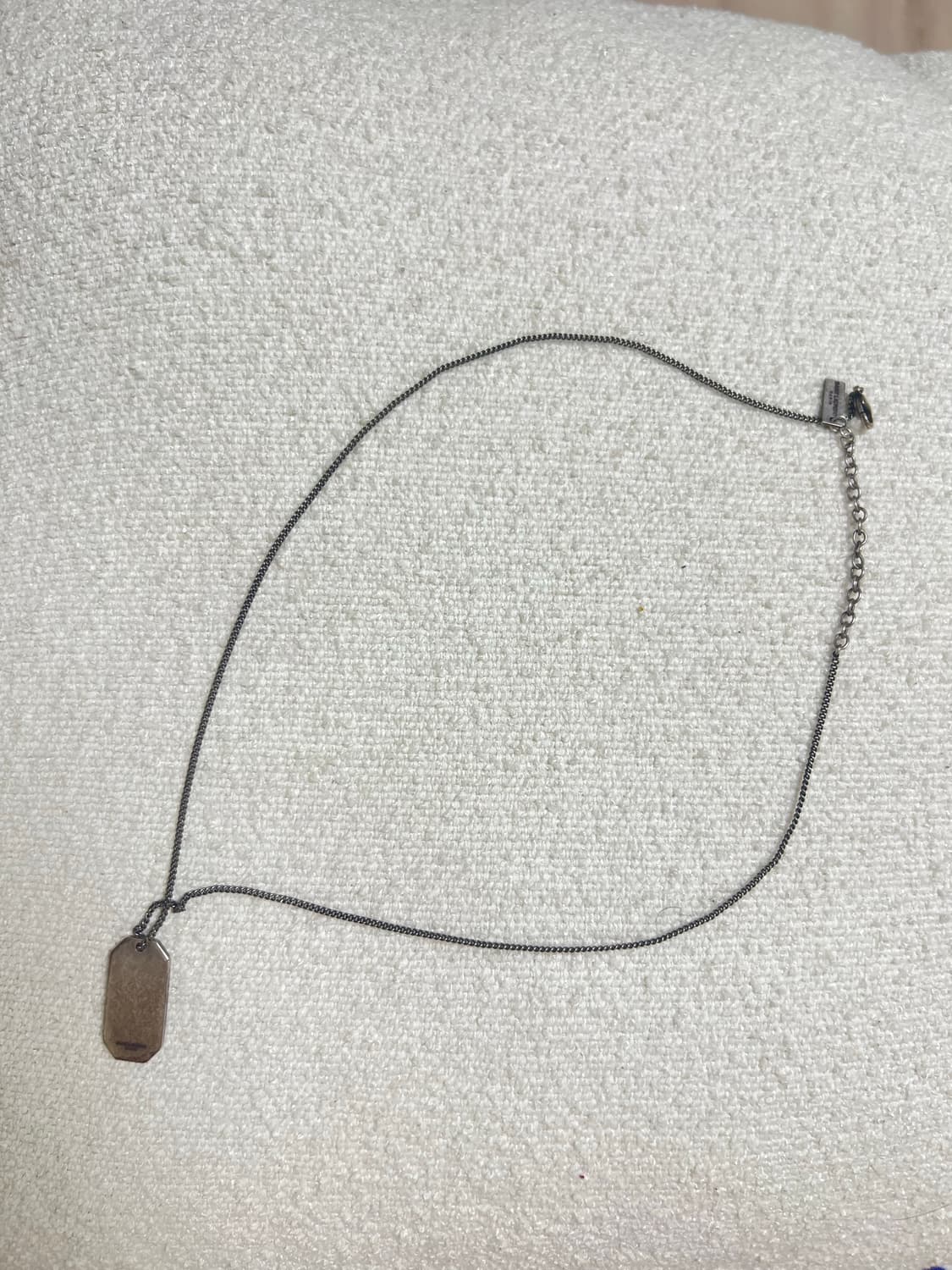 생로랑 / 플레이트 팬던트 목걸이 상품이미지1