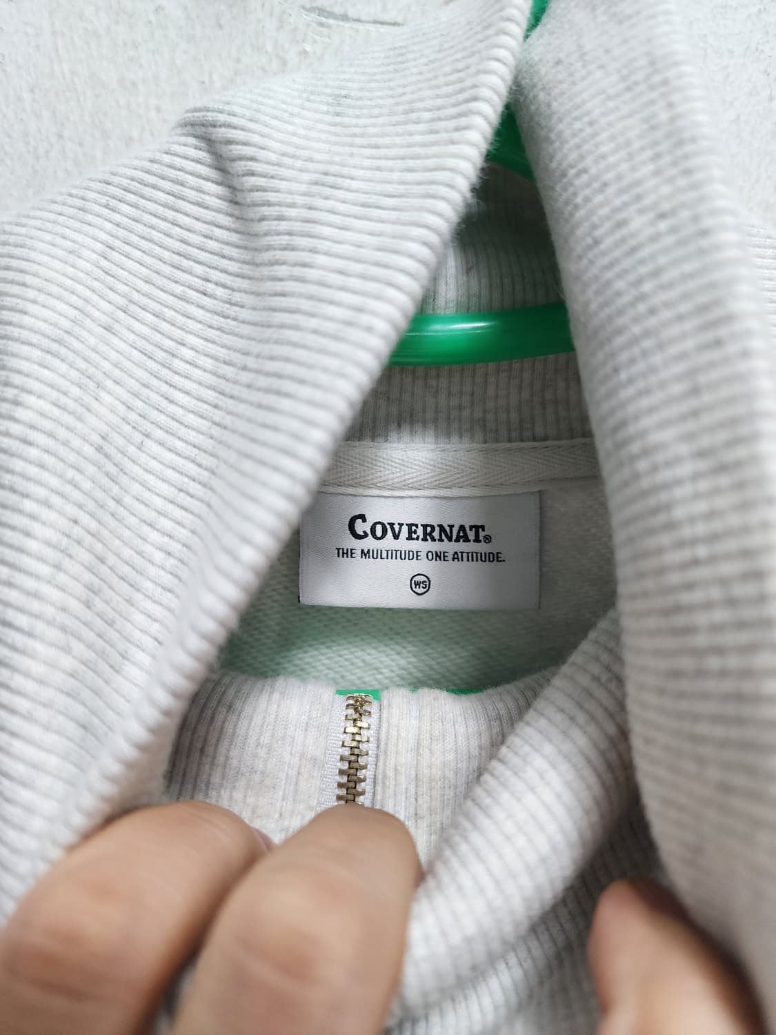 커버낫 크롭 하프집업  상품이미지3