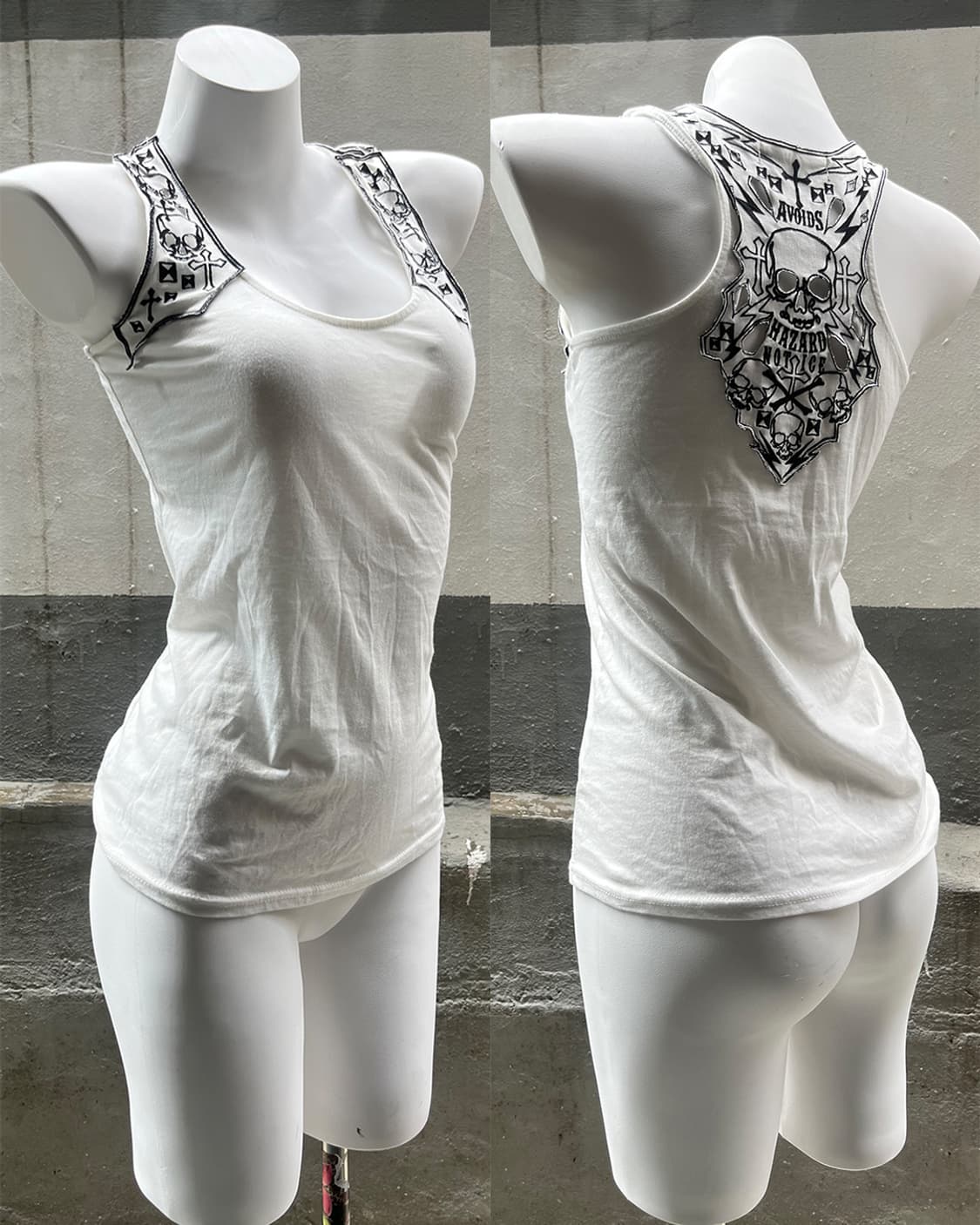Ghost of Harlem skull sleeveless 상품이미지1