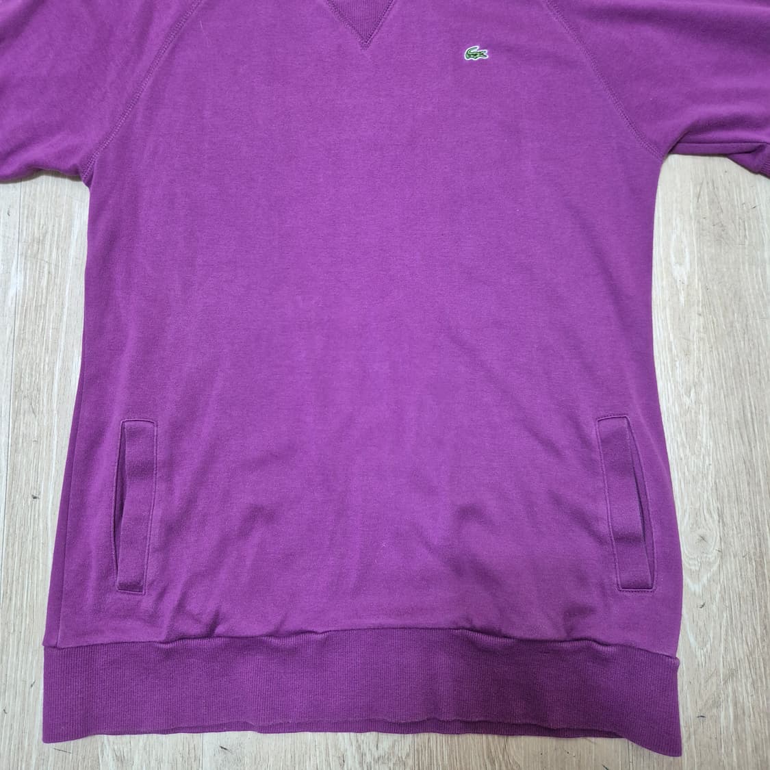 라코스테 여성 와펜 라운드 반팔티 상품이미지3