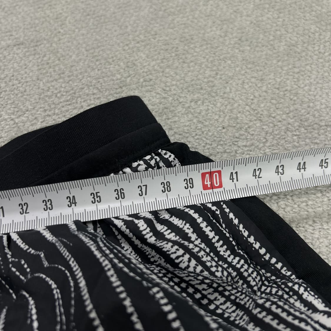 나이키 블랙/화이트 패턴 트레이닝 바지 XL 상품이미지4