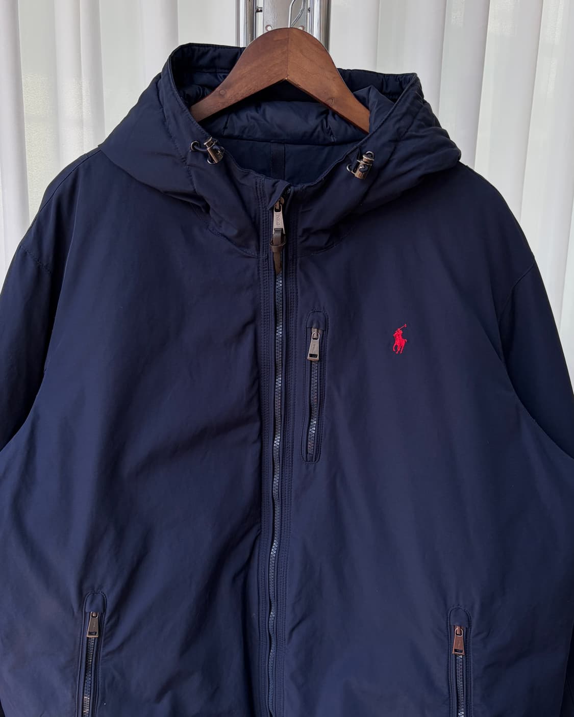 [2XL]폴로 랄프로렌 덕다운 패디드 후드 자켓 navy 상품이미지6