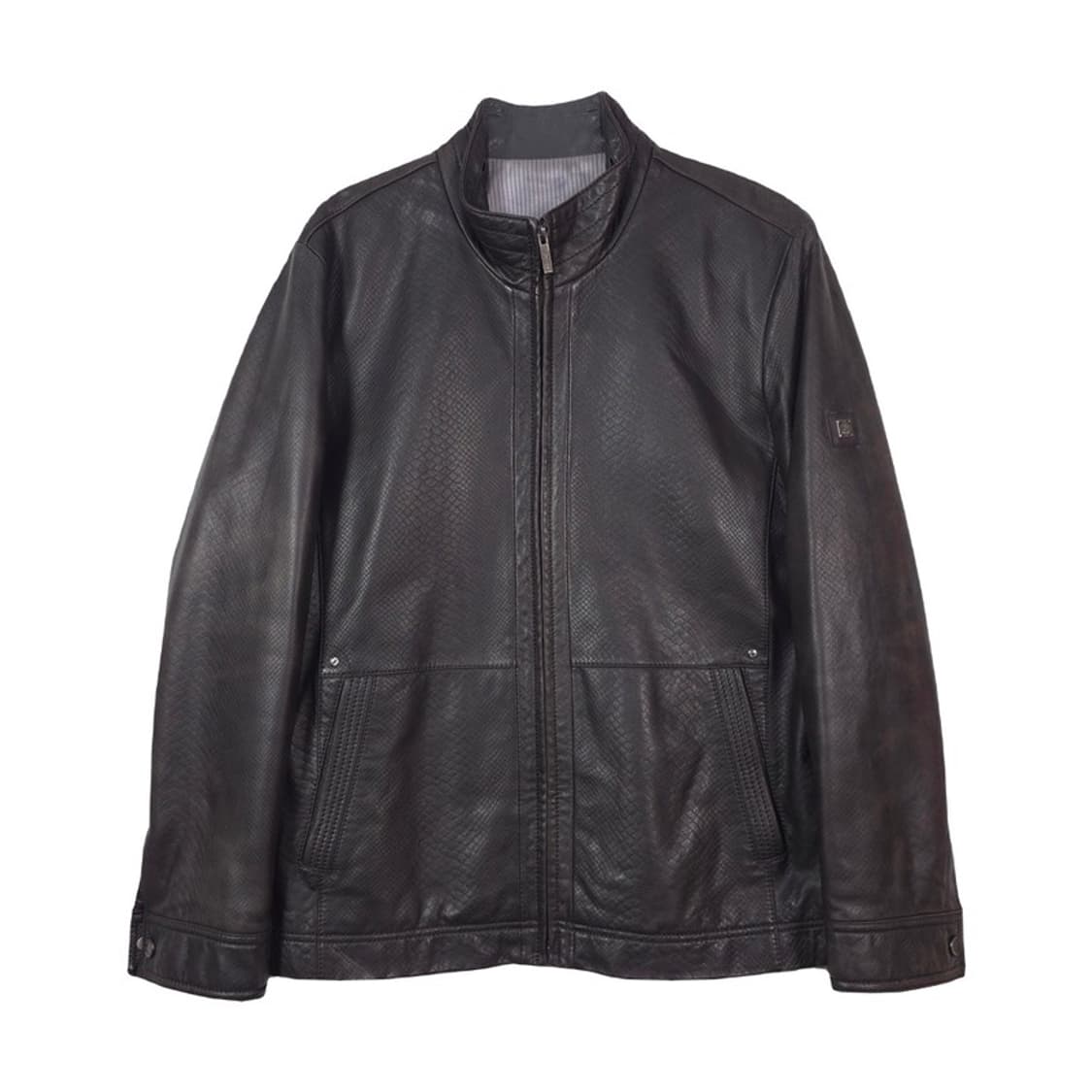 인디안 리얼 램스킨 텍스처 블루종 자켓 L 상품이미지1