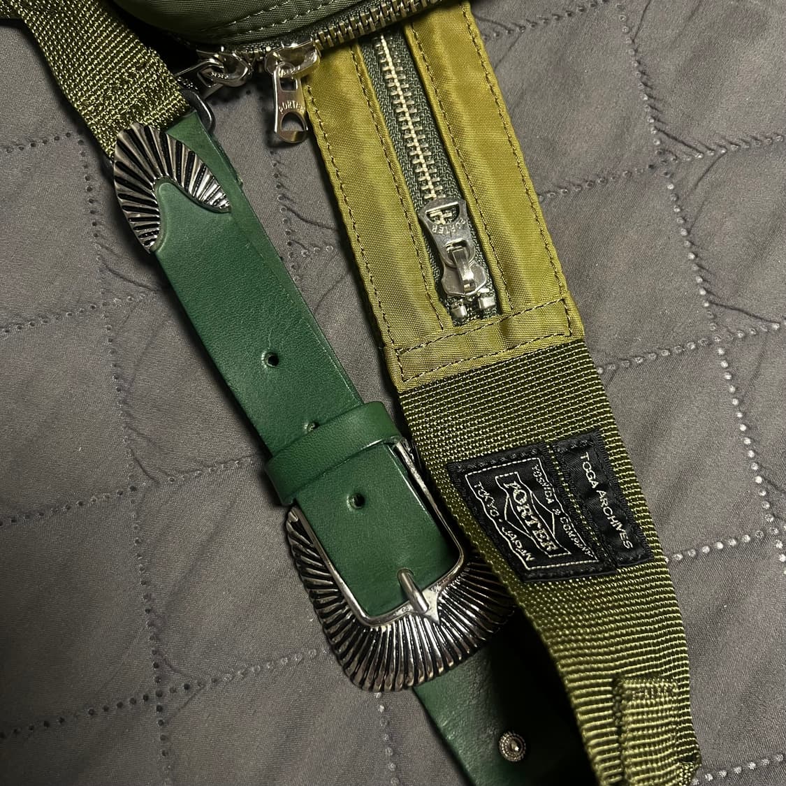 포터 토가 벨트백 카키 상품이미지5