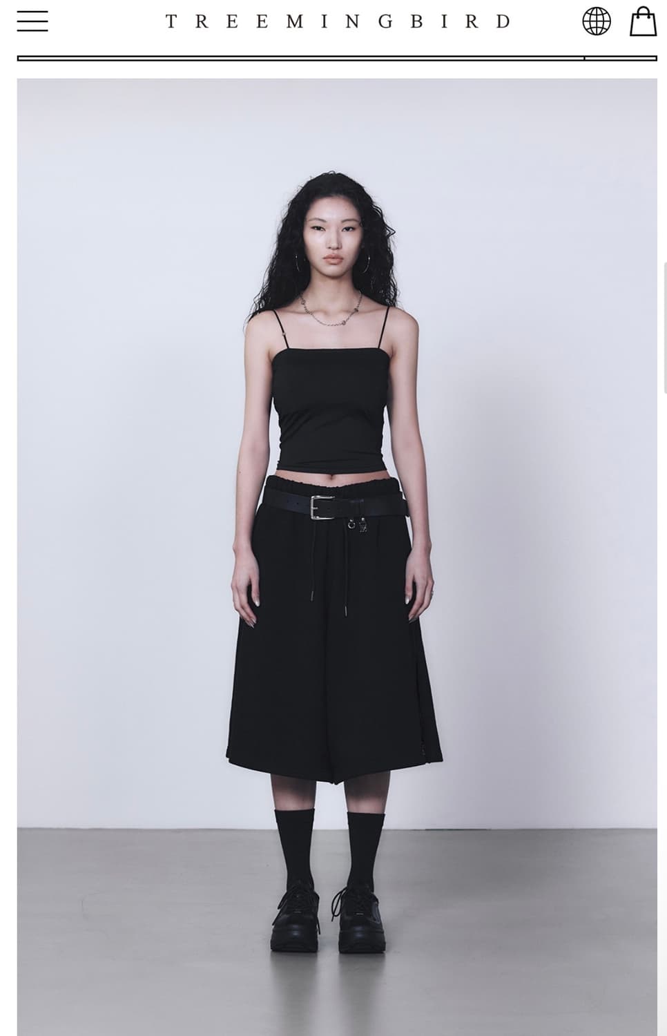 트리밍버드) Bra Cap Camisole BK 2 상품이미지2